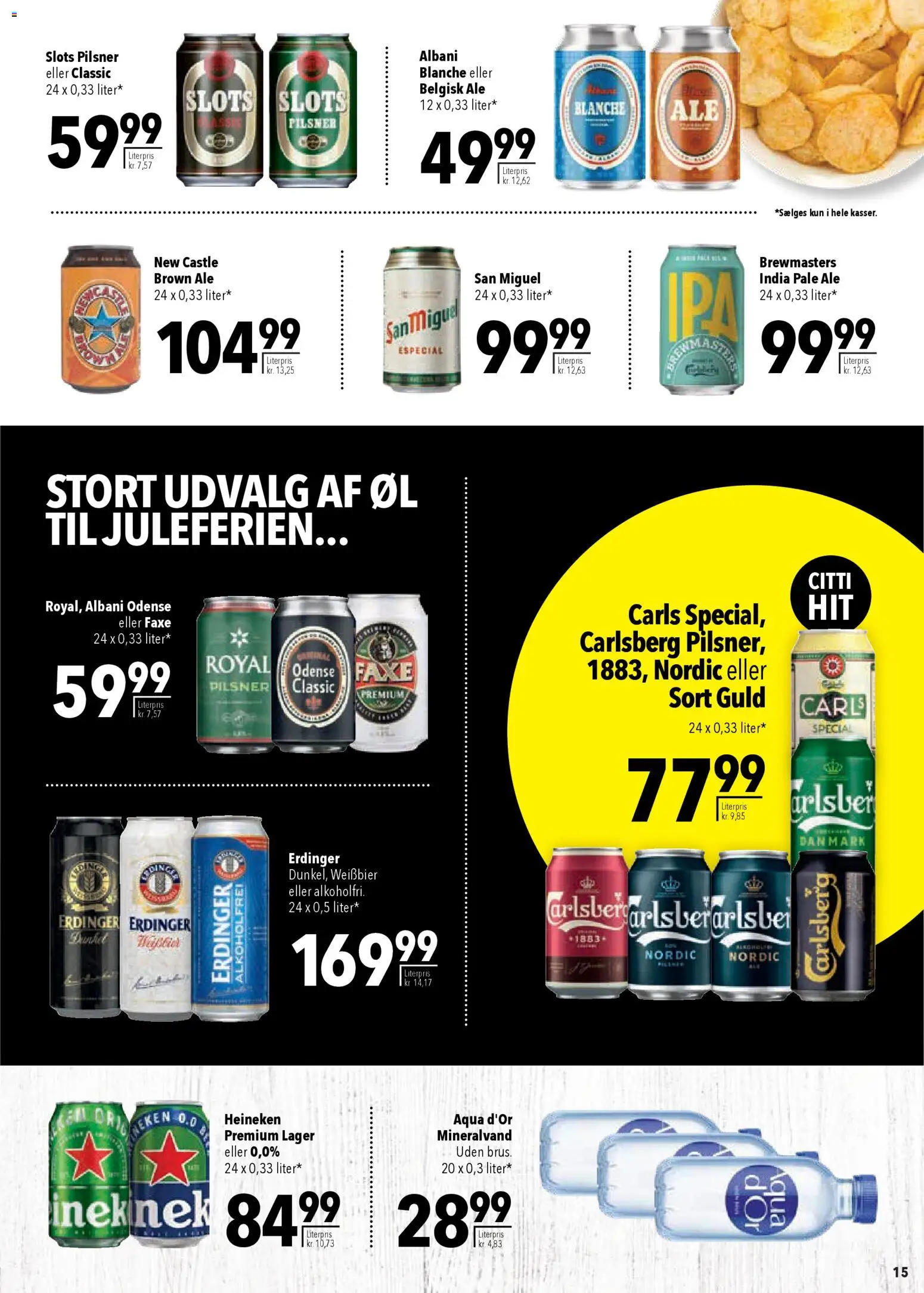 CITTI Markt - Dänemark-Werbung – gültig ab 26.11.2025 | Seite: 15 | Produkte: Erdinger, Carlsberg, Öl, Weißbier