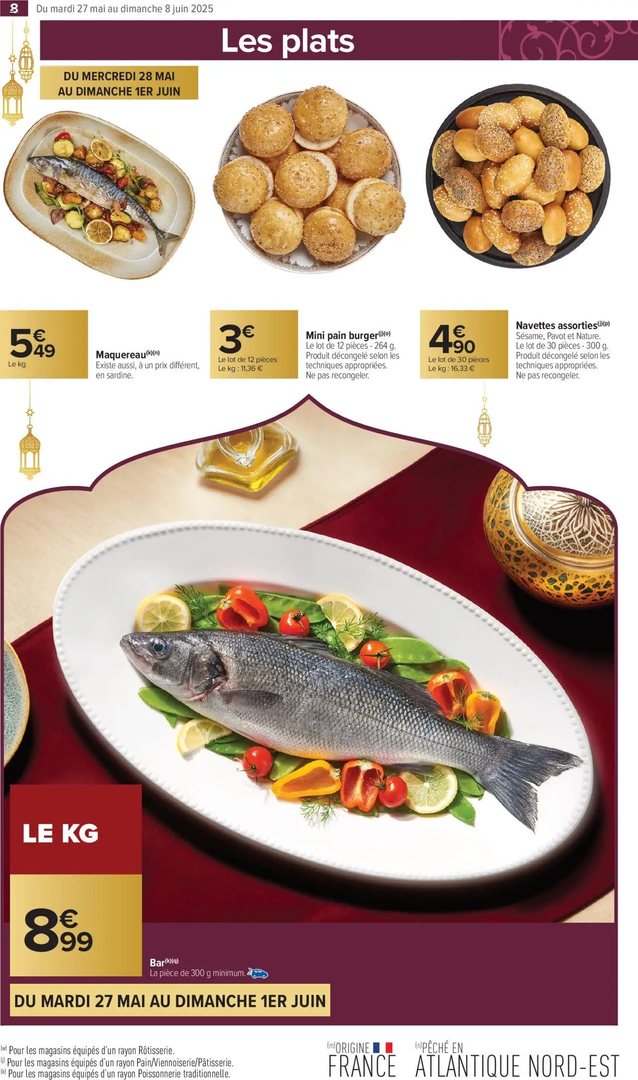  | Page: 8 | Produits: Poissonnerie, Pain