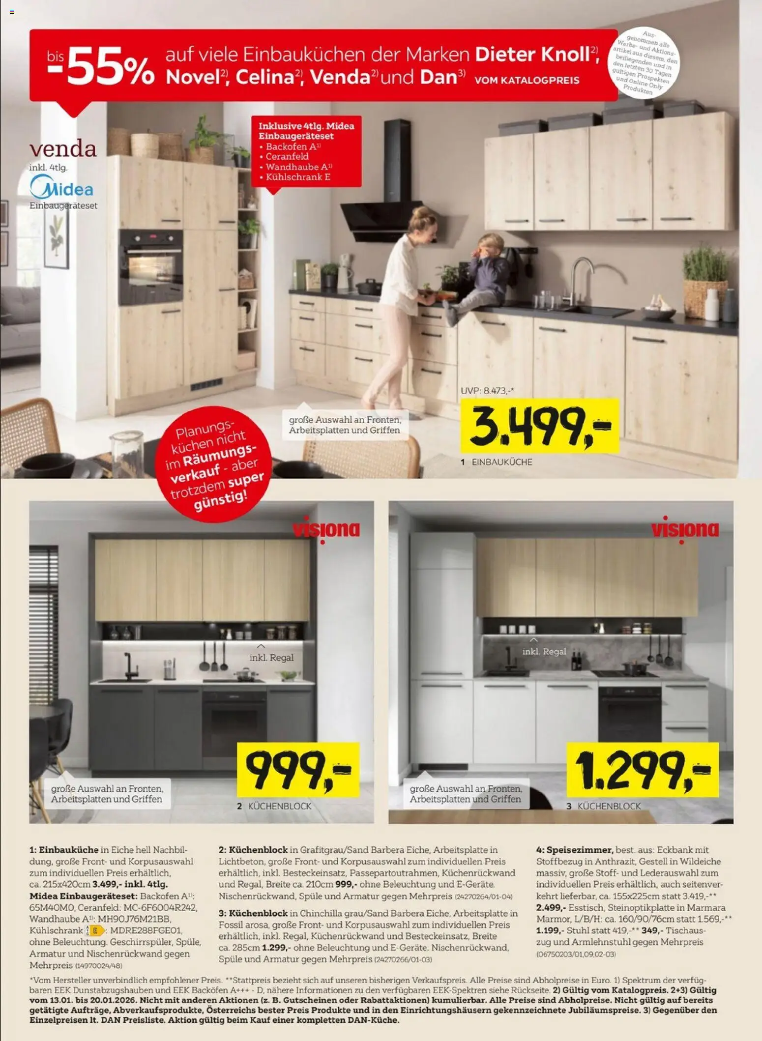 XXXLutz Winter Räumungsverkauf gültig ab 13.01.2026 | Seite: 6 | Produkte: Kühlschrank, Regal, Stuhl