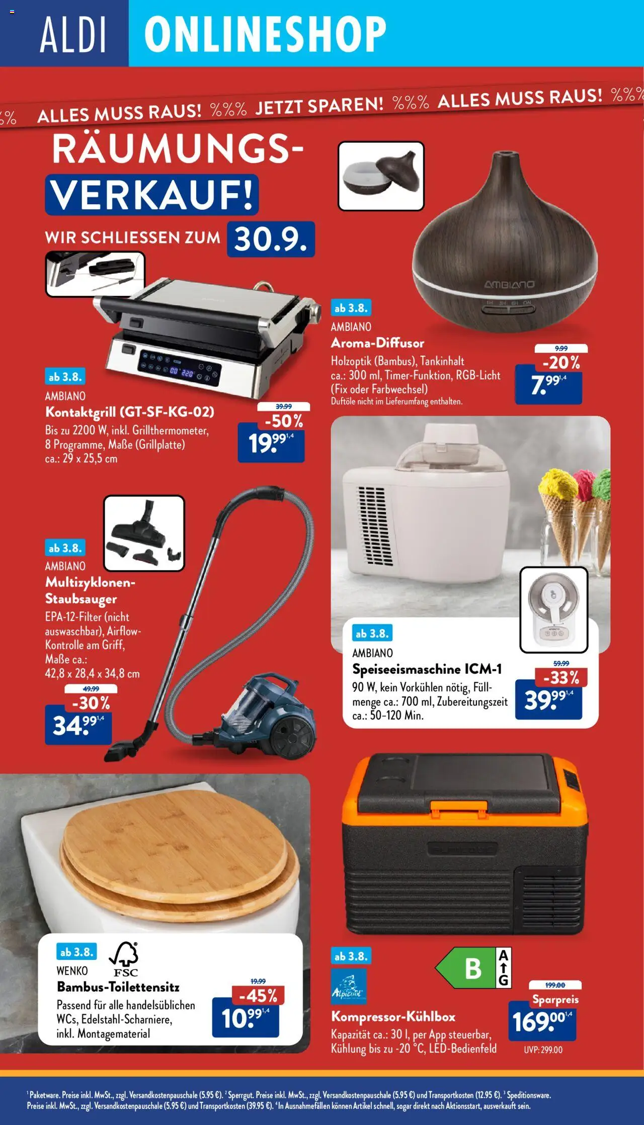 Aldi  Onlineshop - gültig ab dem 04.08.2025 | Seite: 4 | Produkte: Staubsauger