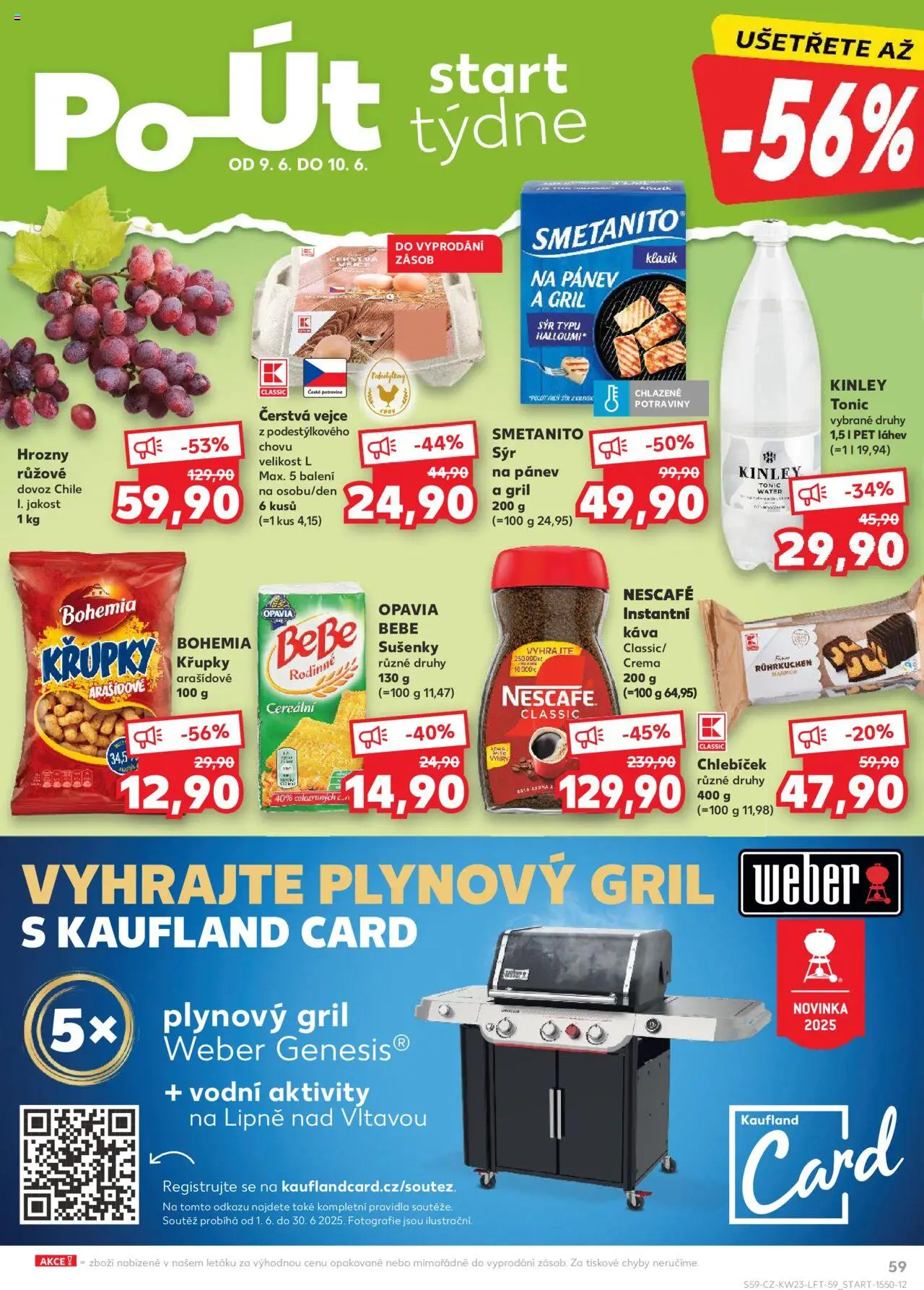 Kaufland leták - Praha 8 od 04.06.2025 | Strana: 59 | Produkty: Sýr, Vejce, Káva, Křupky