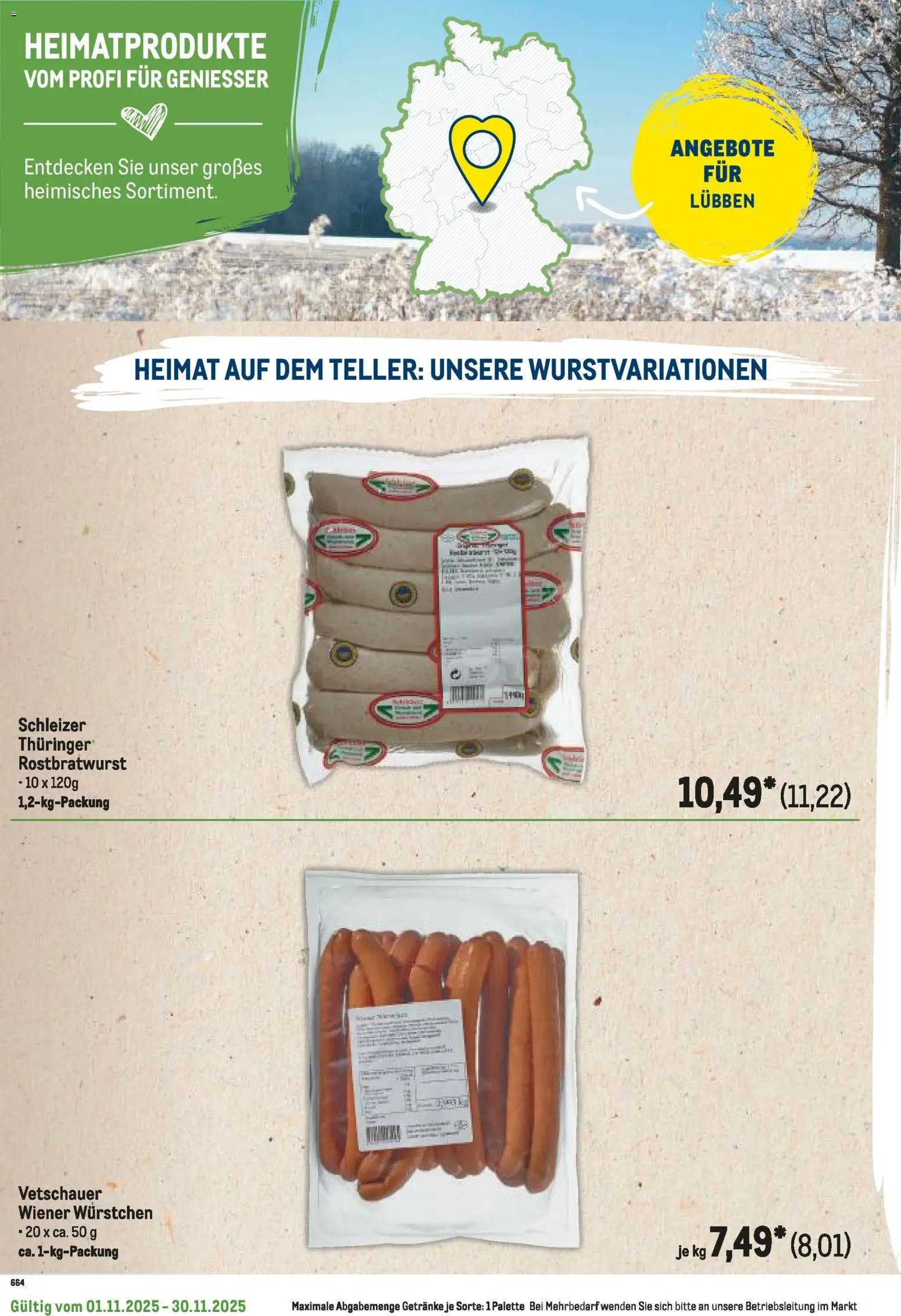 Metro Regionaler Flyer – gültig ab 01.11.2025 | Seite: 92 | Produkte: Wiener wurstchen