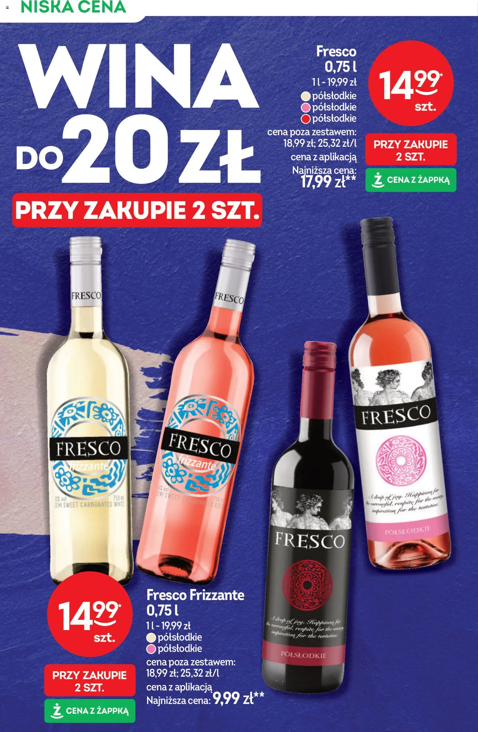 Żabka Gazetka - Katalog win od 29.10.2025 | Strona: 8 | Produkty: Fresco