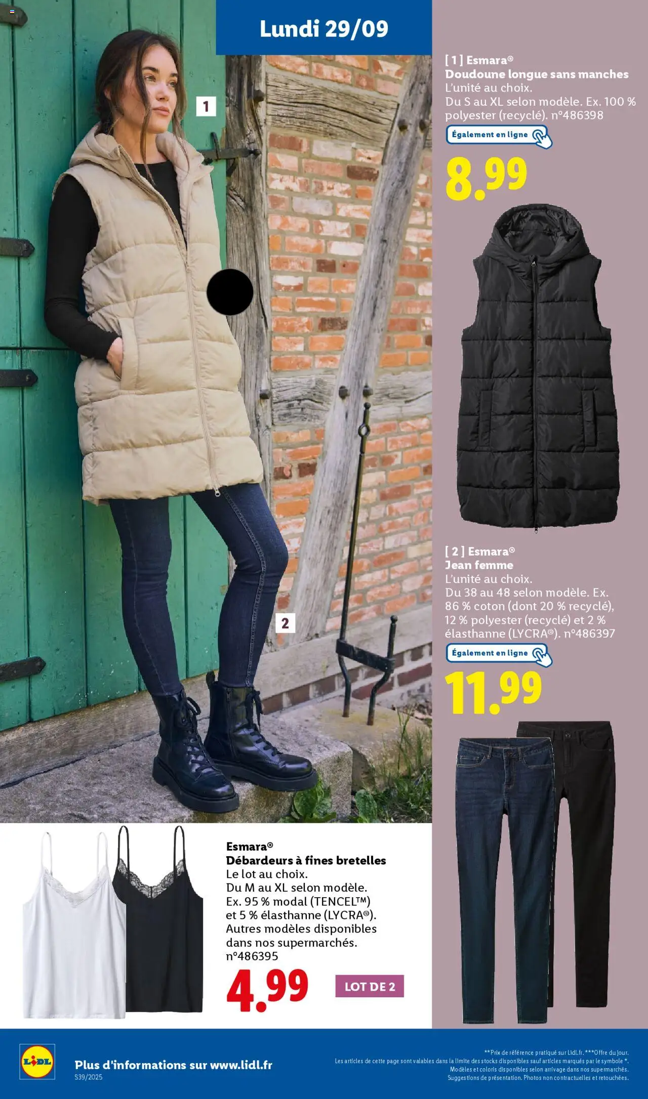  | Page: 38 | Produits: Coton, Doudoune