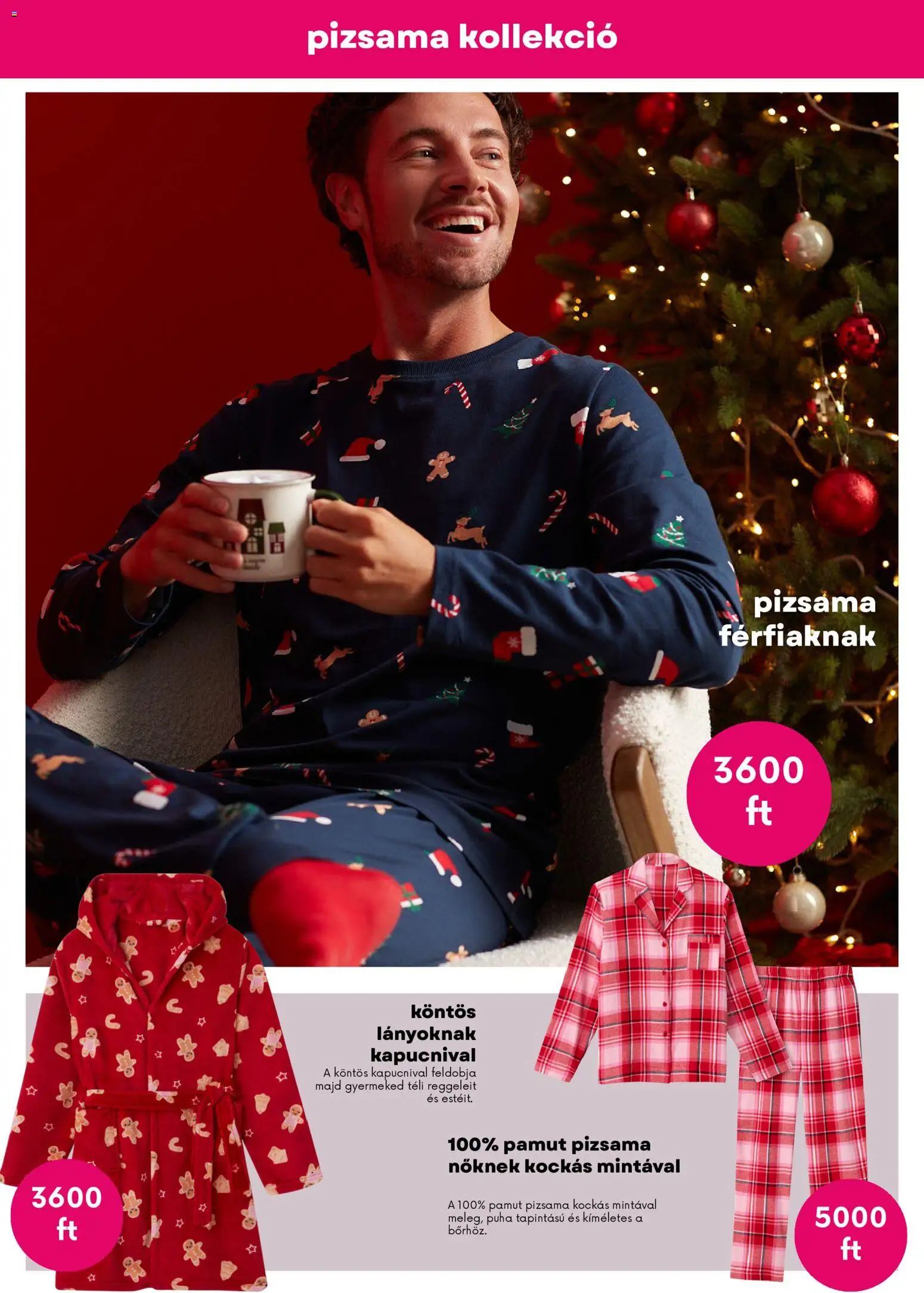 Pepco akciós ujság - amely érvényes a következő dátumtól: 13.11.2025 | Oldal: 11 | Termékek: Köntös, Pizsama