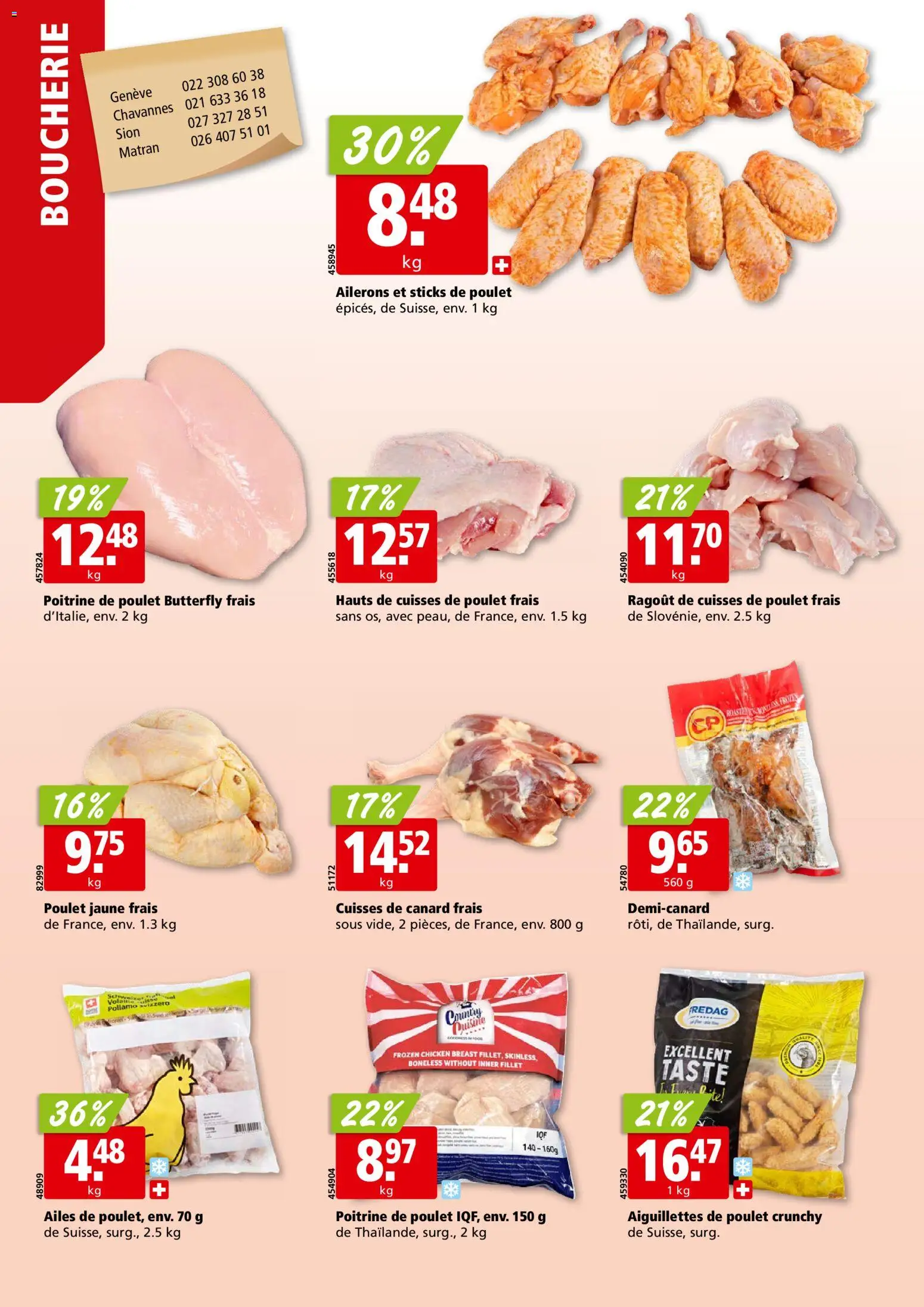 Aligro aktionen Chavannes, Matran, Genève, Sion – gültig ab 06.04.2026 | Seite: 6