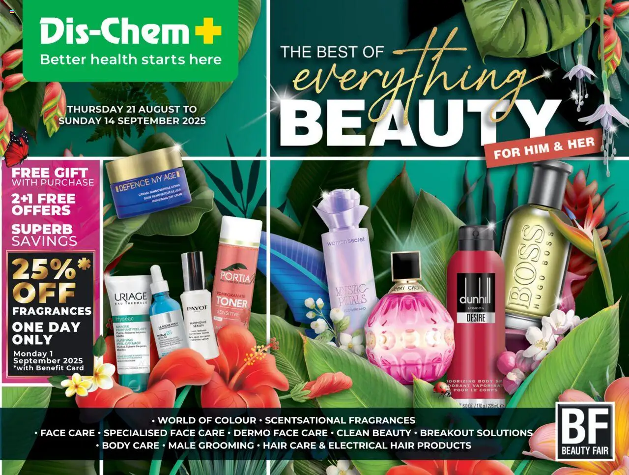 Dis-Chem - Beauty Fair │ valid from 21.08.2025 | Page: 2 | Products: Serum, Toner, Mask