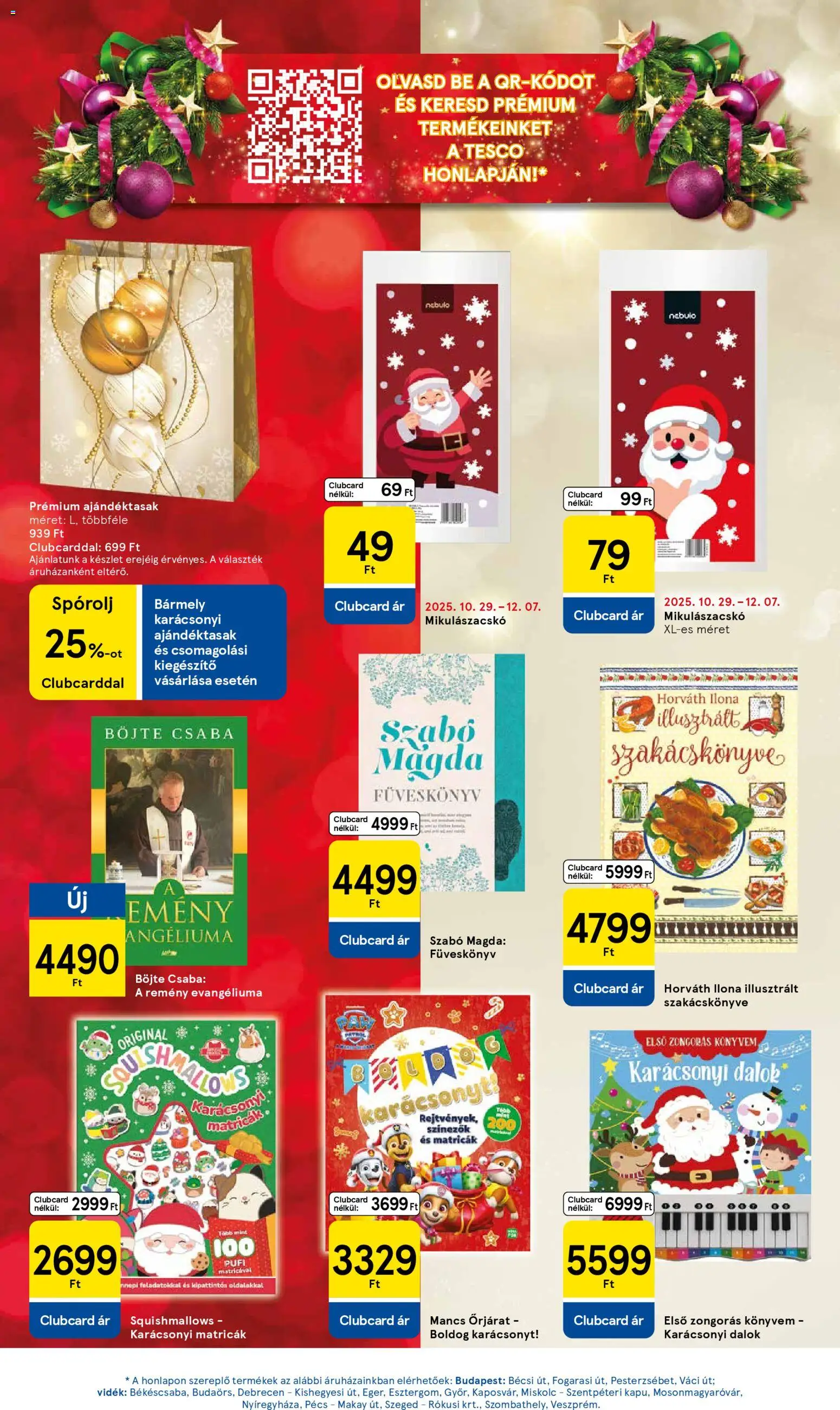 Tesco akciós ujság - amely érvényes a következő dátumtól: 04.12.2025 | Oldal: 15