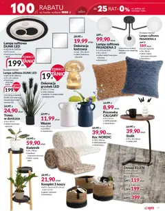 Pogląd oferty "Salony Agata Gazetka" - ważna od 23.10.2025 | Strona: 9 | Produkty: Bateria, Dywan, Wazon, Lampa