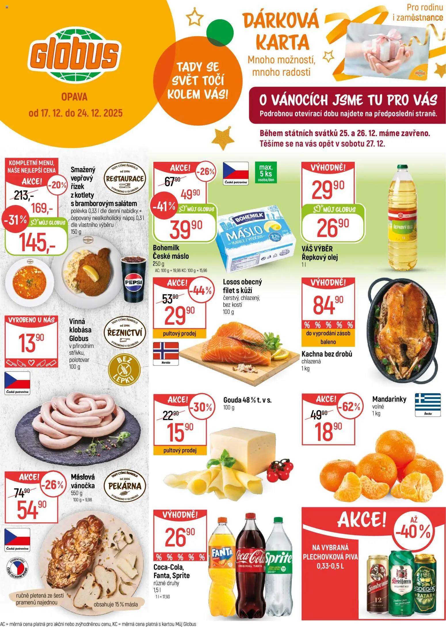 Globus leták - Opava od 17.12.2025 | Strana: 1