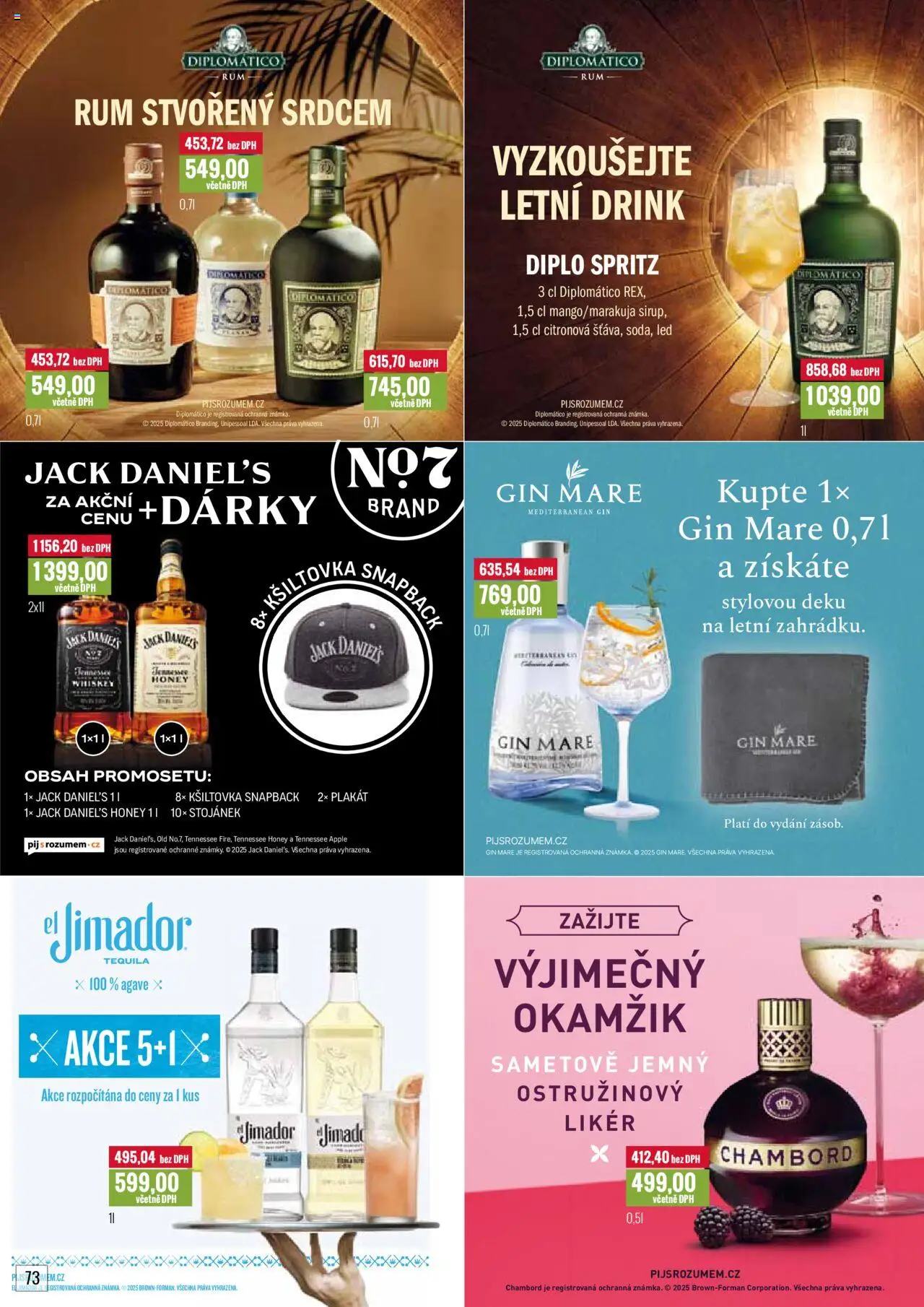 Ratio leták od 01.08.2025 | Strana: 74 | Produkty: Diplomatico, Gin Mare, Apple, Likér