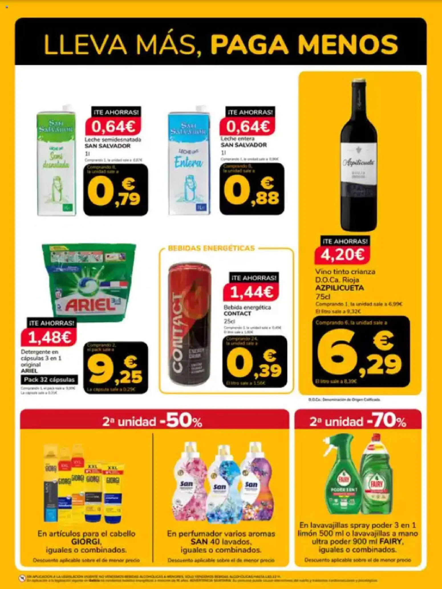 Supeco folleto │ válido desde el 31.03.2026 | Página: 7 | Productos: Detergente, Leche, Vino, Lavavajillas
