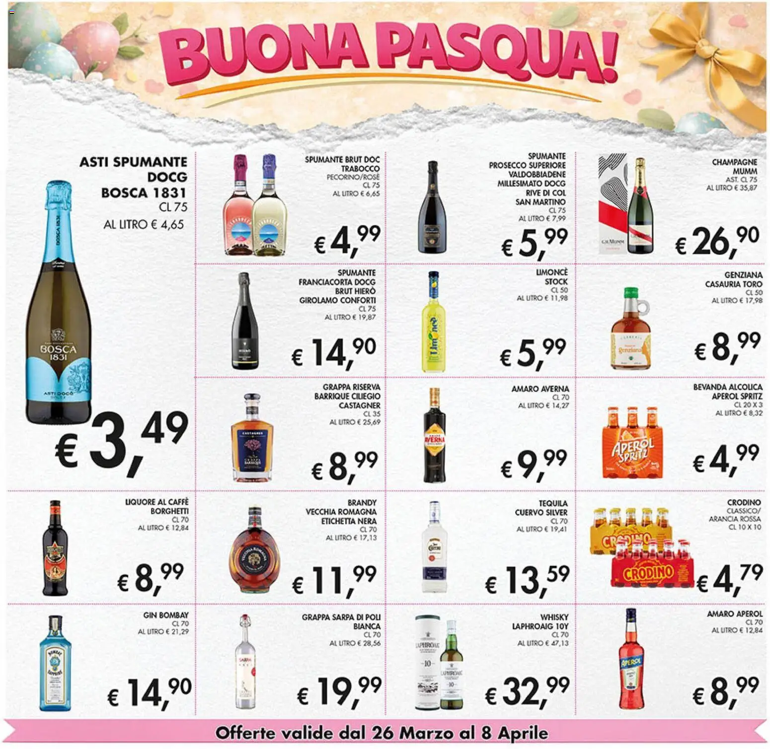 Volantino Coal del 26.03.2026 | Pagina: 17 | Prodotti: Gin, Champagne, Grappa, Brandy