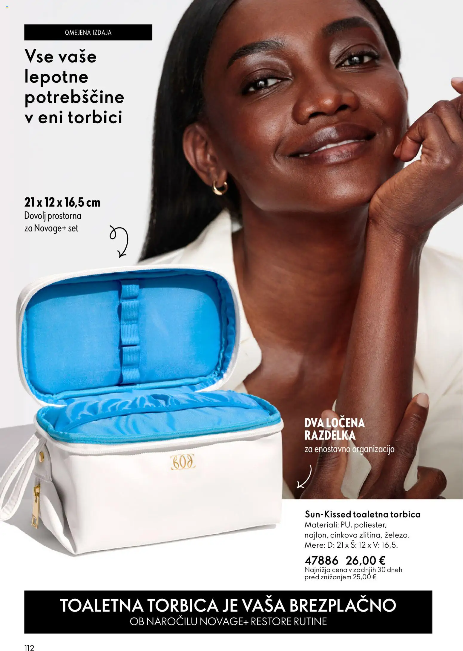 Novi Oriflame katalog ponudbe – veljaven od 11.03.2026 | Stran: 112 | Izdelki: Toaletna torbica, Torbica