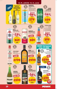 GÖSSER PREMIUM DOBOZOS SÖR, 5% alkoholtartalom 0,5 liter, 718 Ft/liter - amely érvényes a következő dátumtól: 09.04.2026 | Oldal: 23