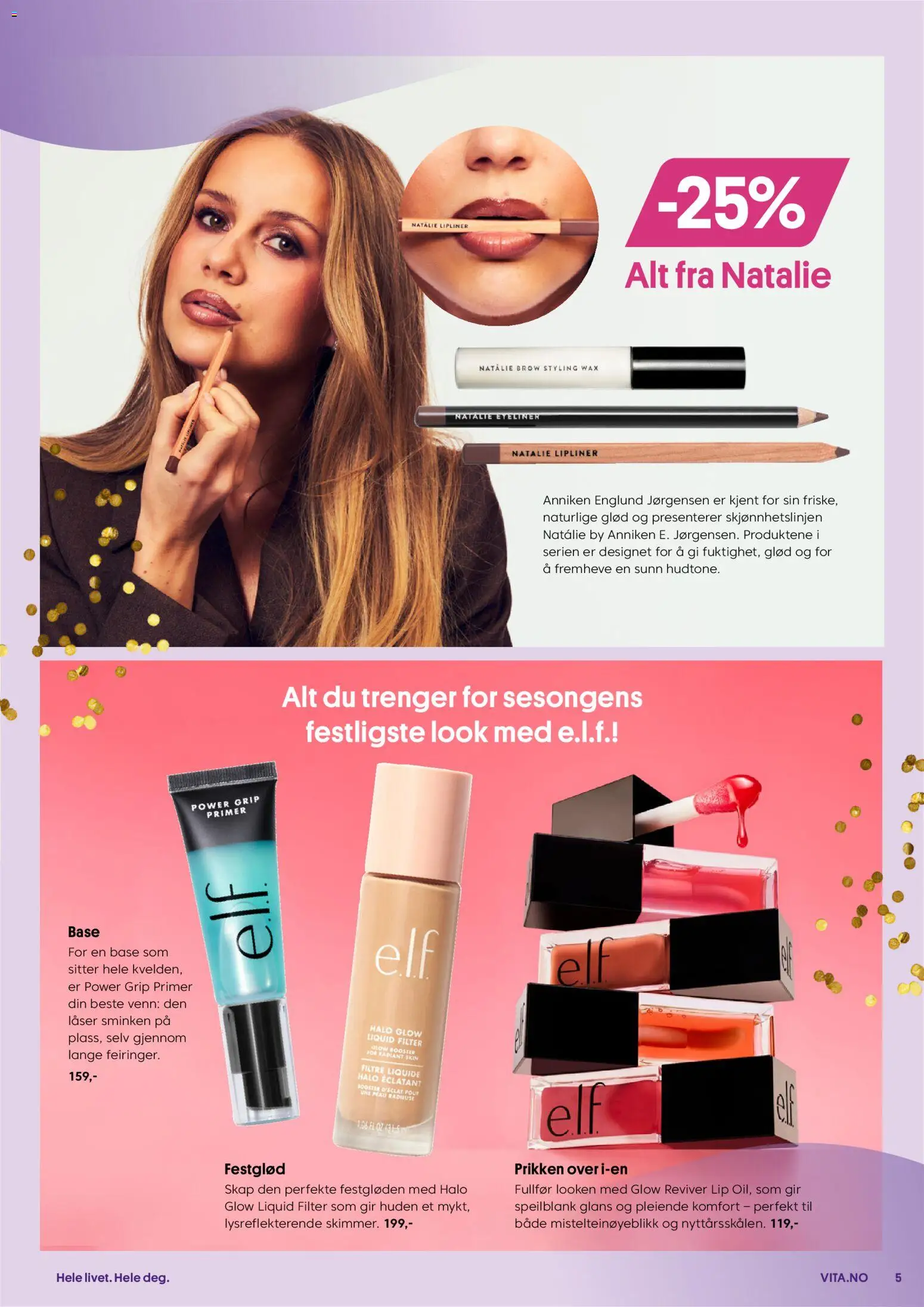 {H1} | Side: 5 | Produkter: Primer, Lipliner, Lip, Eyeliner