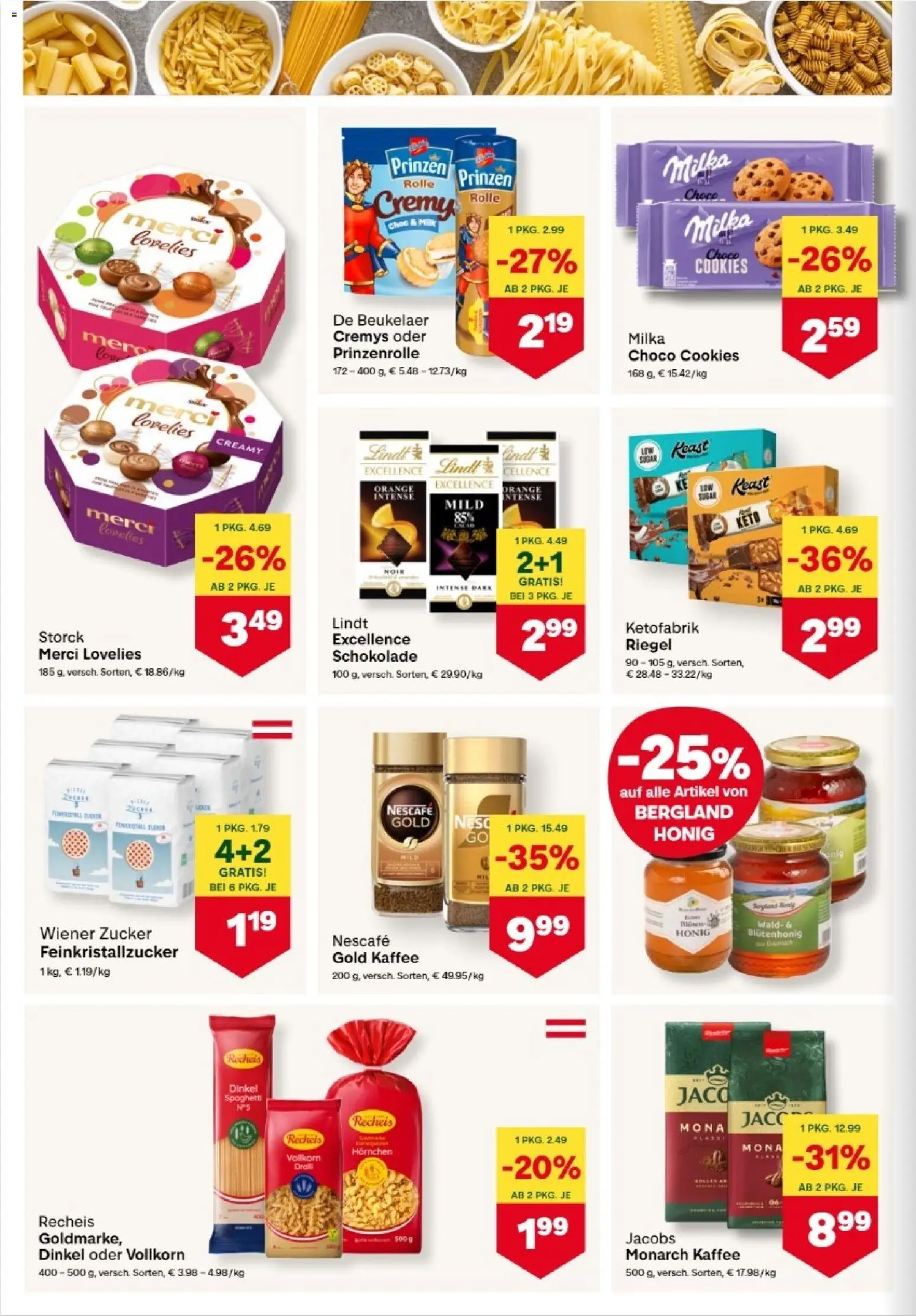 MPREIS Altenmarkt im Pongau gültig ab 02.04.2026 | Seite: 6 | Produkte: Zucker, Hajdina liszt, Kaffee, Schokolade