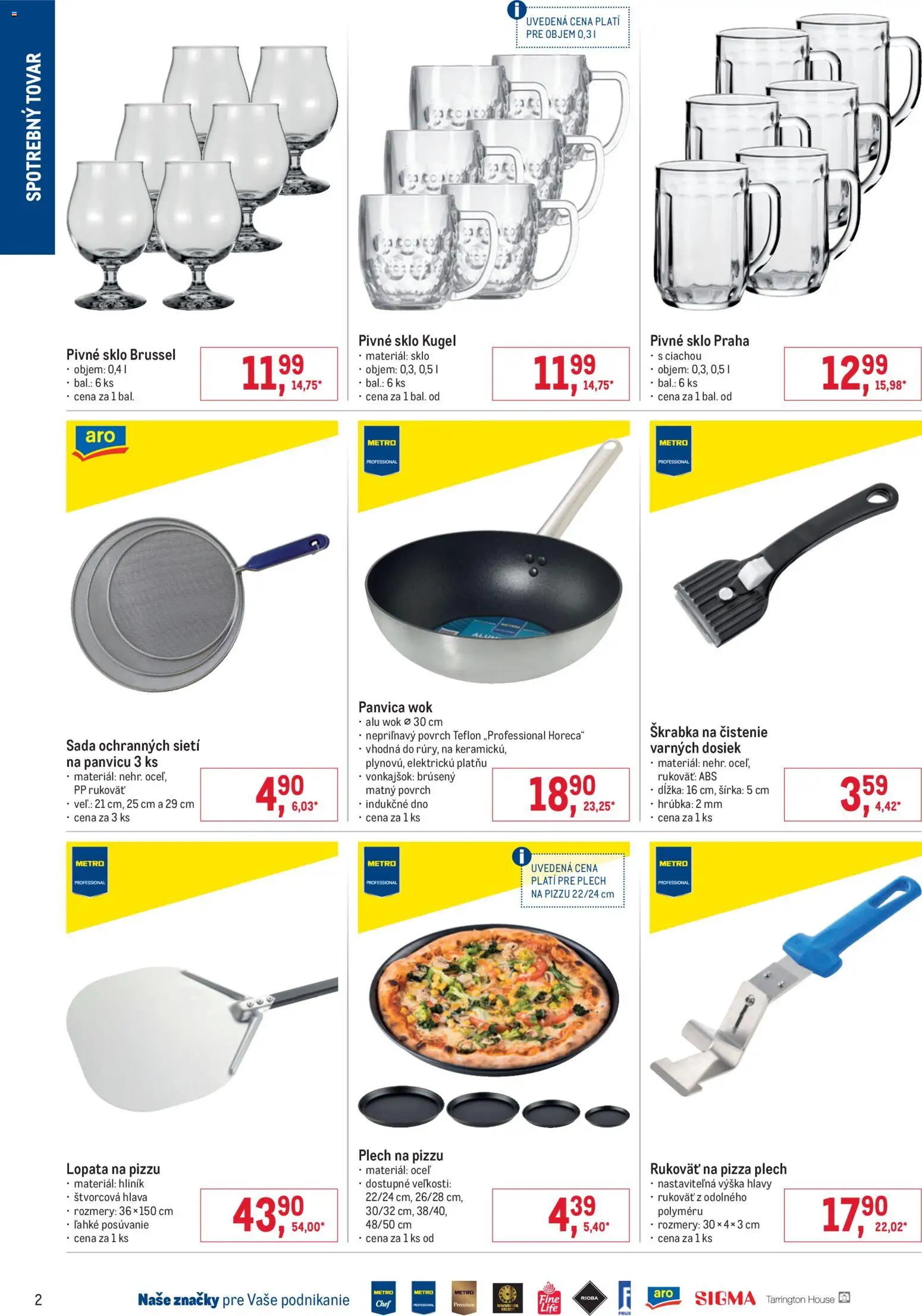 Nové Metro akcie – leták je platný od 25.03.2026 | Strana: 2 | Produkty: Pizza, Panvica