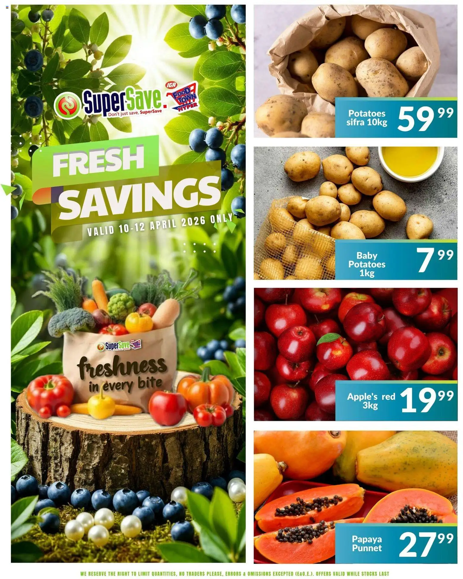 New Super Save catalogue – valid from 10.04.2026 | Page: 3 | Products: Potatoes