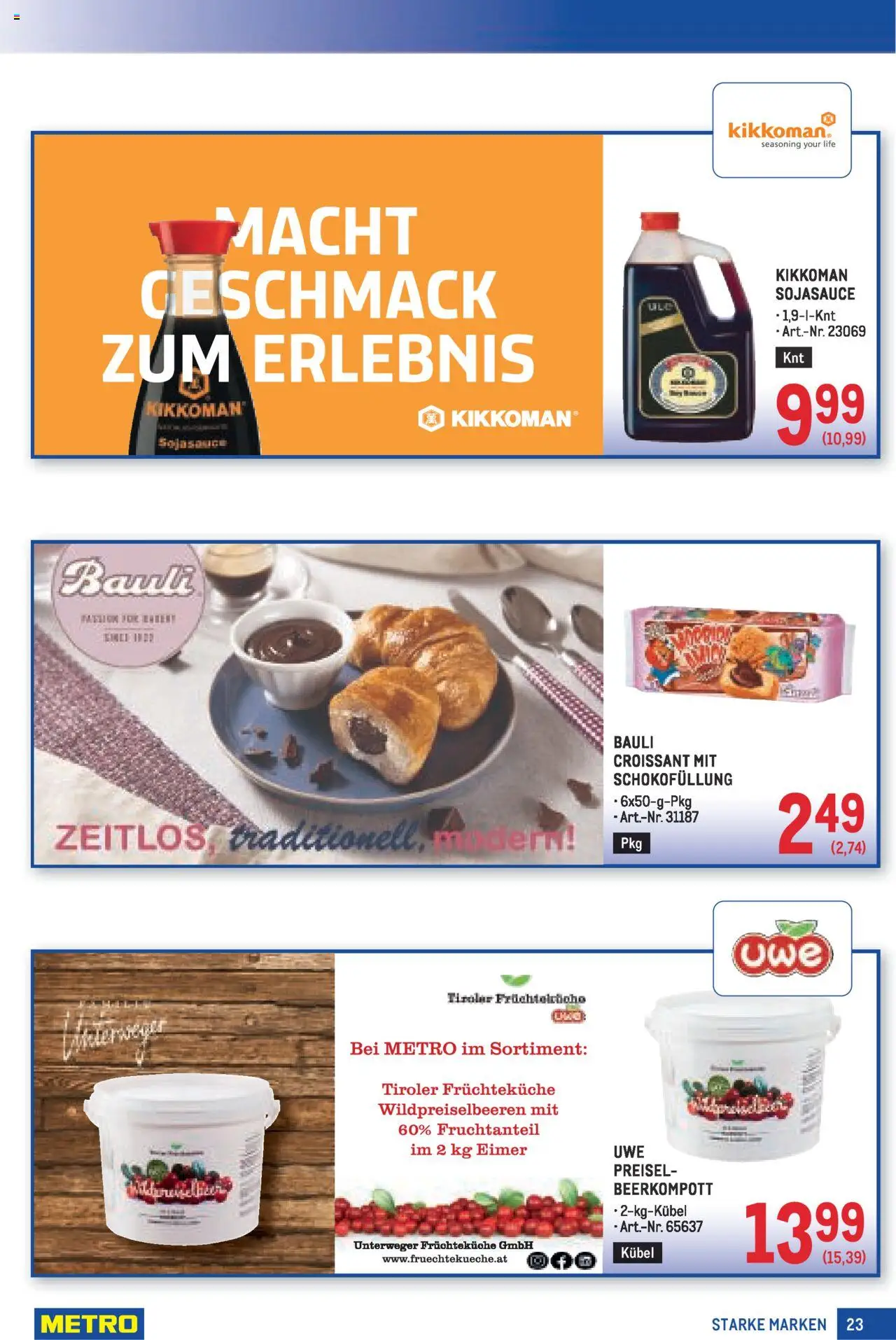 Metro  Starke Marken gültig ab 04.09.2025 | Seite: 23