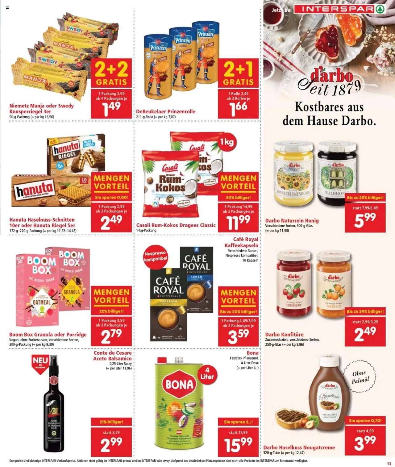 Interspar Flugblatt - Burgenland gültig ab 14.08.2025 | Seite: 13 | Produkte: Box