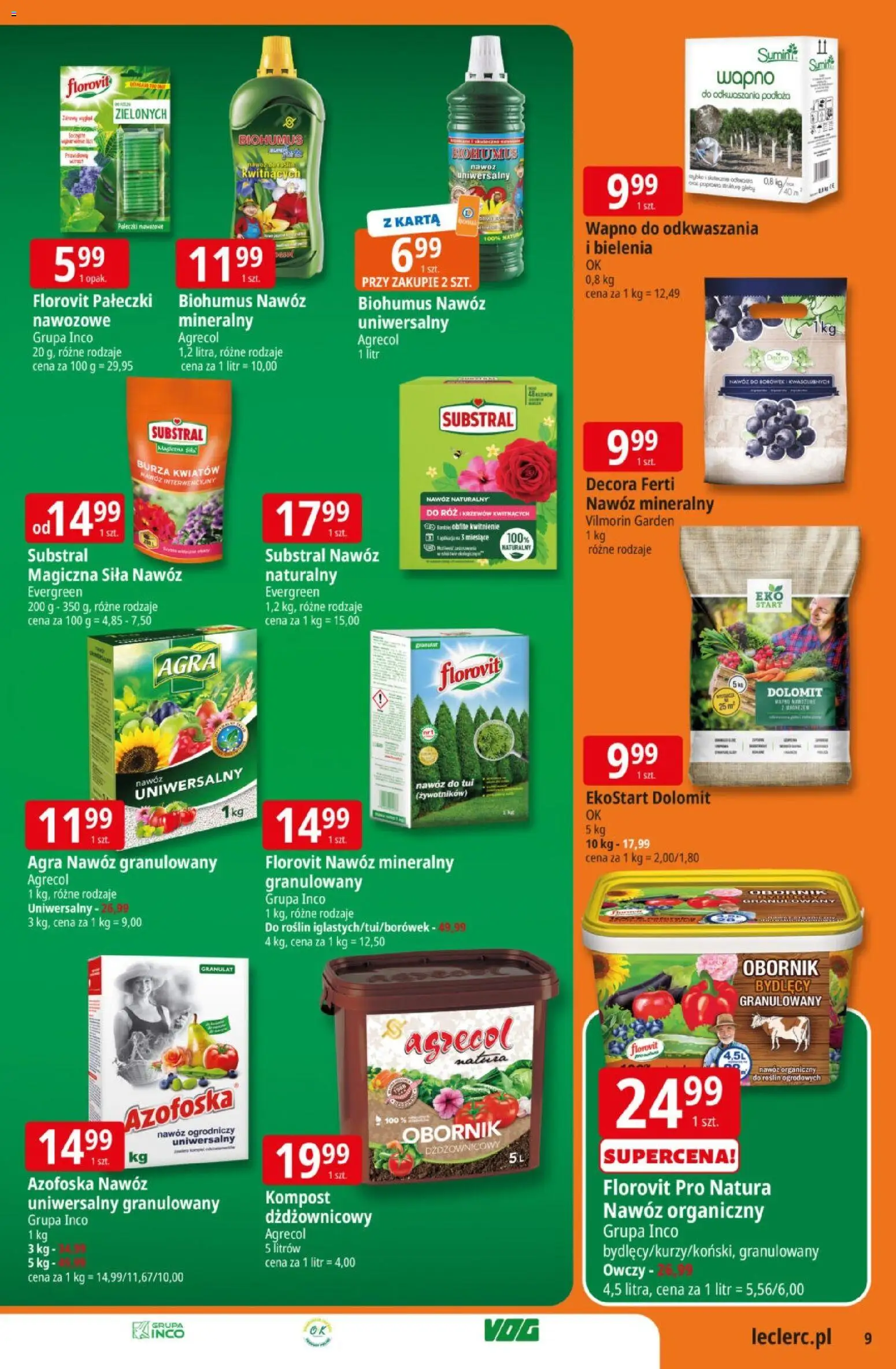 E.Leclerc gazetka od 10.03.2026 | Strona: 9 | Produkty: Karta, Róż