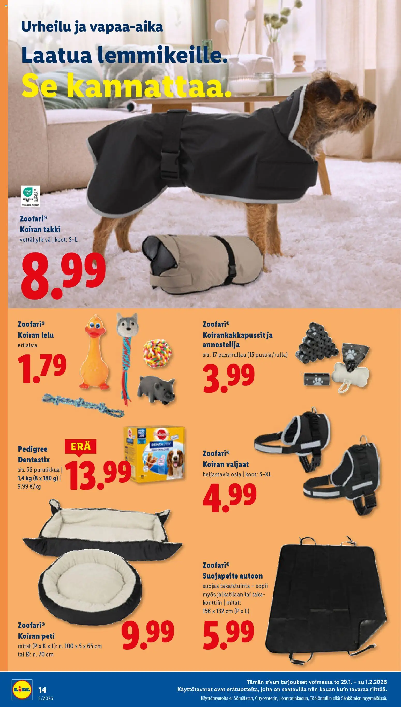 Lidl tarjoukset - Helsinki – voimassa 29.01.2026 alkaen | Sivu: 16 | Tuotteet: Takki