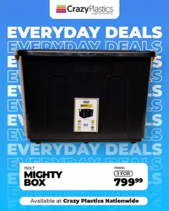 Preview of Crazy Plastics specials valid from 13.08.2025