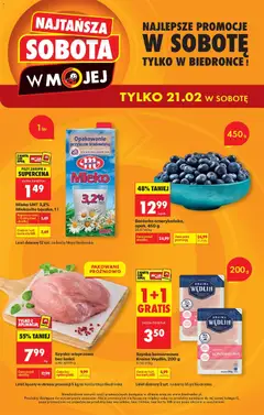 Pogląd oferty "Biedronka gazetka - Najtańsza sobota" - ważna od 21.02.2026