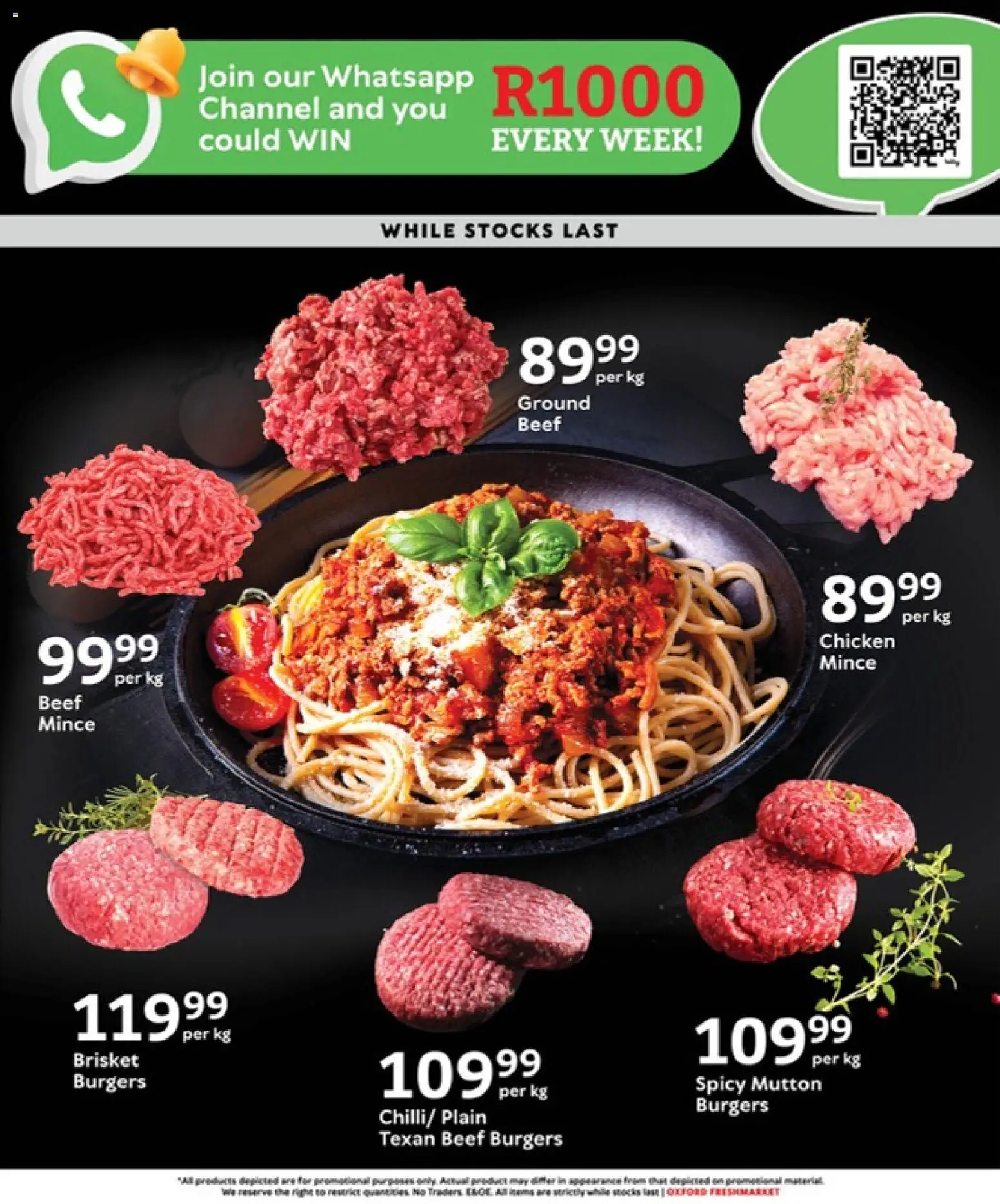 New Oxford Freshmarket catalogue – valid from 15.04.2026 | Page: 5 | Products: Chicken, Beef, Burgers