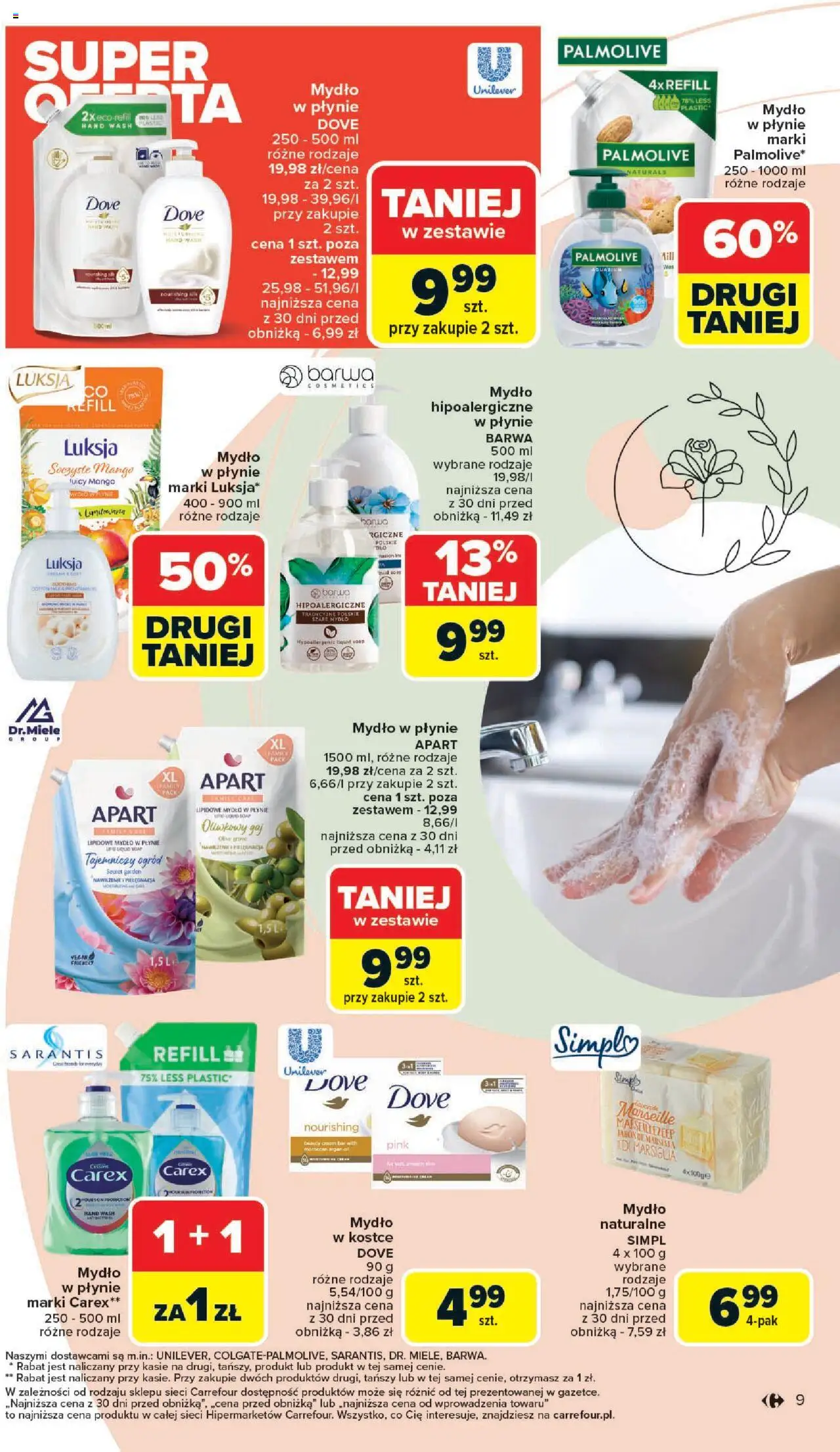Carrefour Gazetka - Zadbać o siebie od 18.08.2025 | Strona: 9 | Produkty: Mango, Mydło w płynie, Mydło