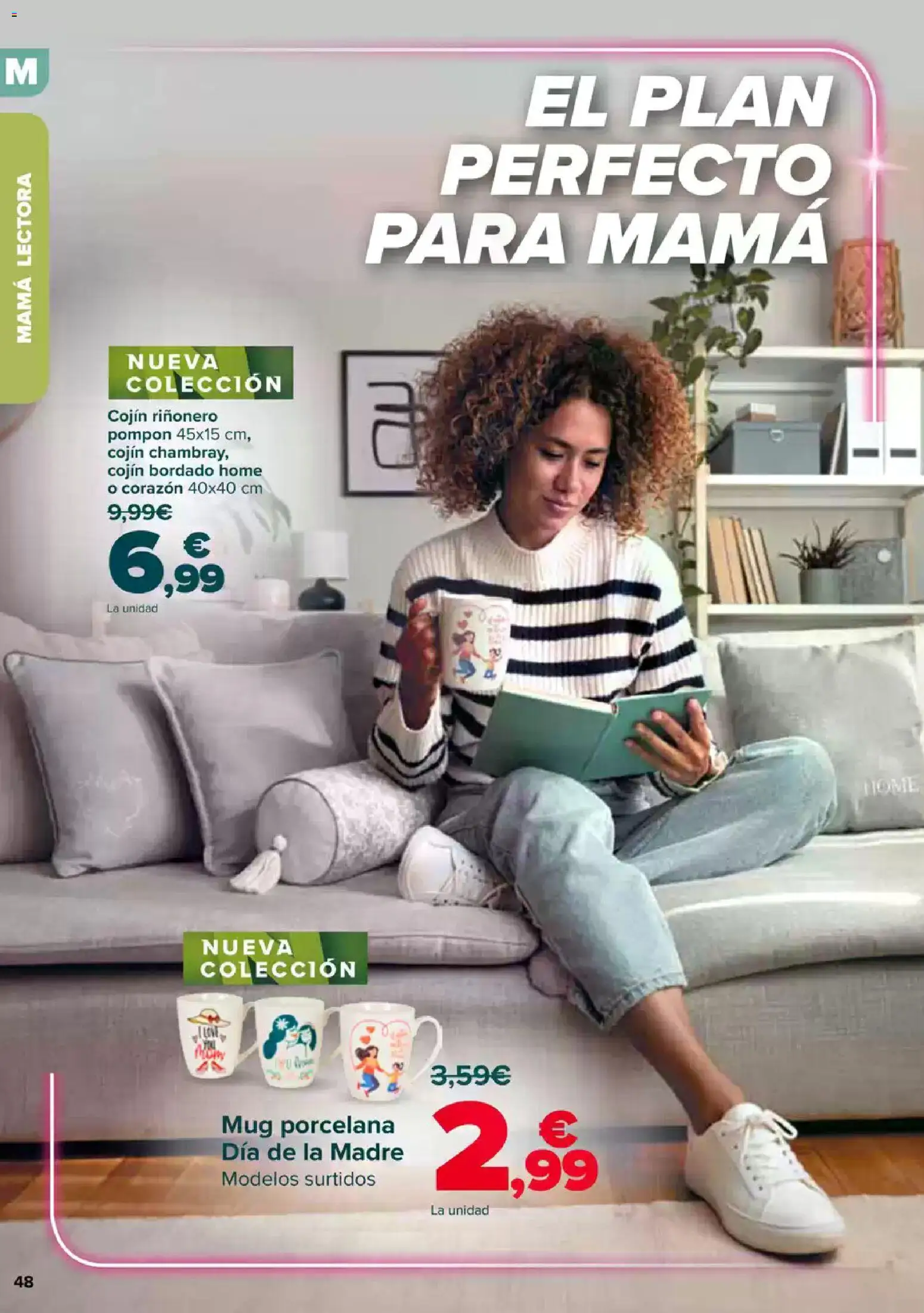 Carrefour Dia de la Madre │ válido desde el 23.04.2026 | Página: 48 | Productos: Cojín