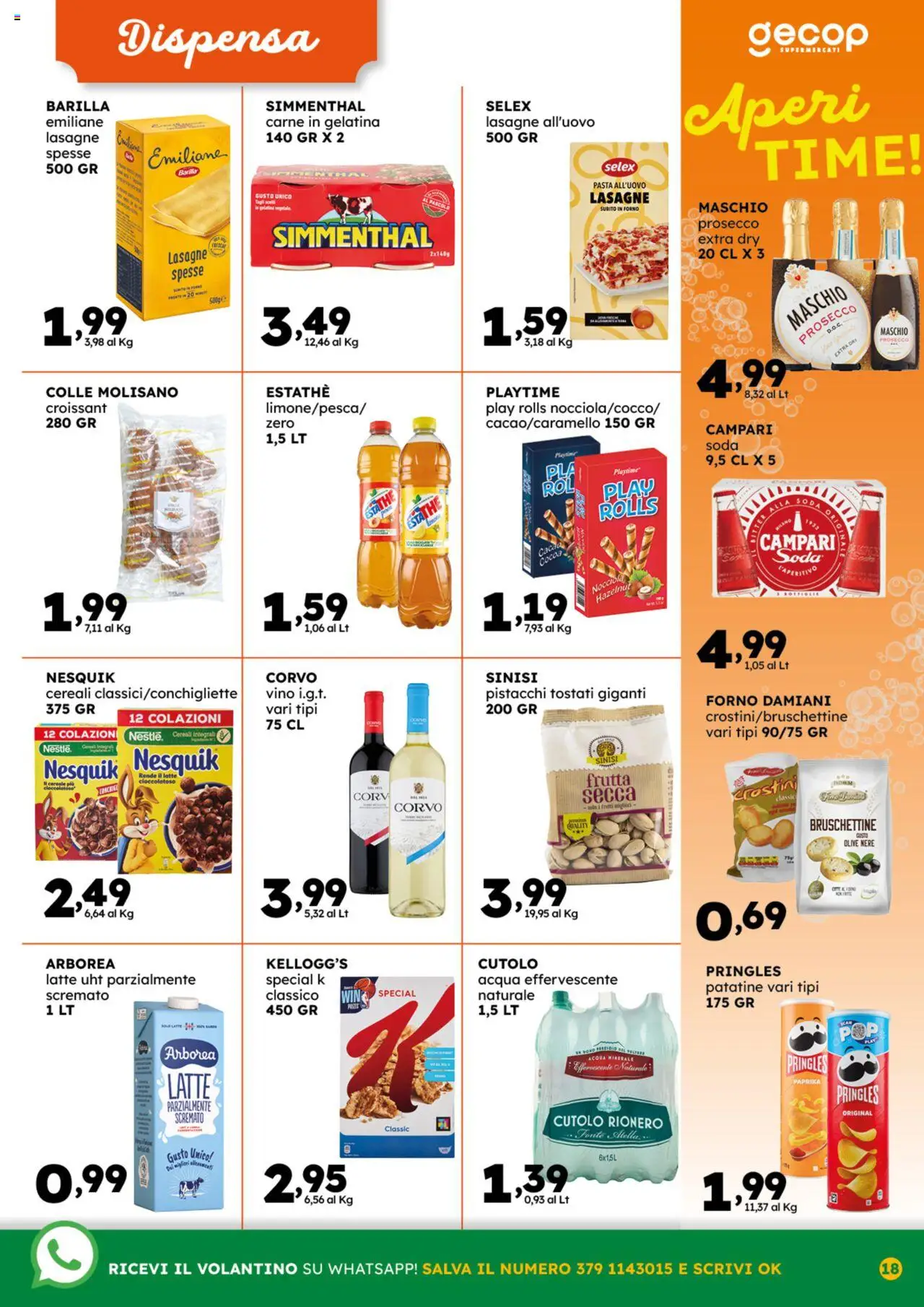 Volantino GECOP del 11.08.2025 | Pagina: 18 | Prodotti: Patatine, Latte, Polo, Crostini