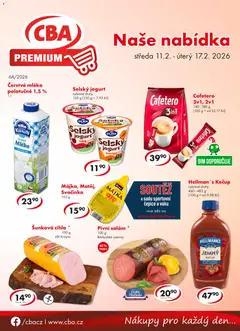 Náhled letáku CBA leták - Premium od 11.02.2026