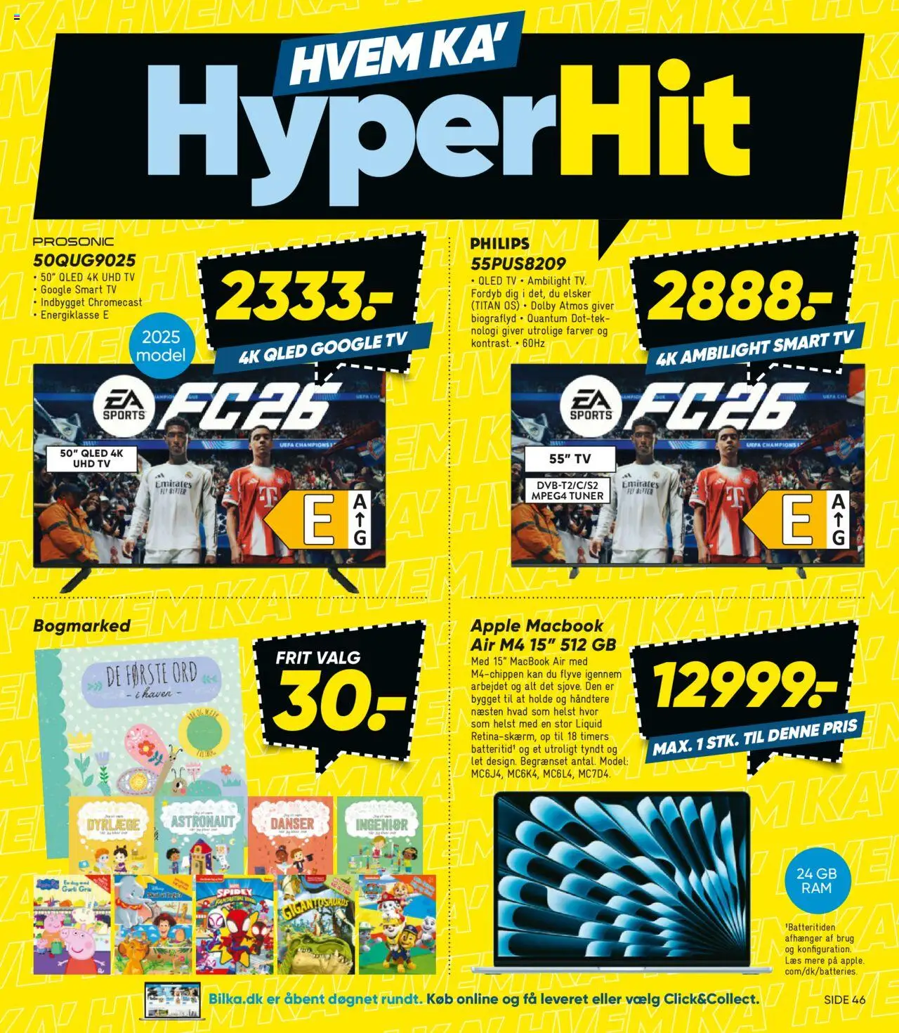 Bilka tilbudsavis – gyldig fra 19.09.2025 | Side: 3 | Produkter: Smart TV, TV, Søm