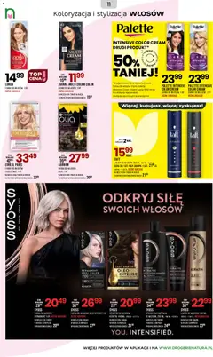 Pogląd oferty "GARNIER OLIA, FARBA DO WŁOSÓW OLIA, 1 OP." - ważna od 31.03.2026 | Strona: 11 | Produkty: Farba do włosów, Szampon, Odżywka