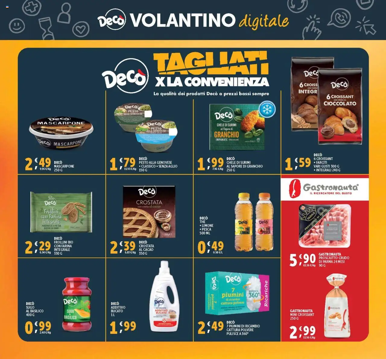 Volantino Decò del 18.07.2025 | Pagina: 32 | Prodotti: Crema, Cioccolato, Cacao, Frollini