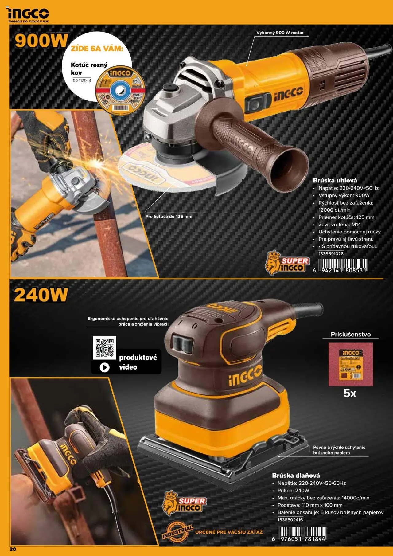 Nové Kinekus akcie – leták je platný od 28.04.2025 | Strana: 30 | Produkty: Náradie, Video