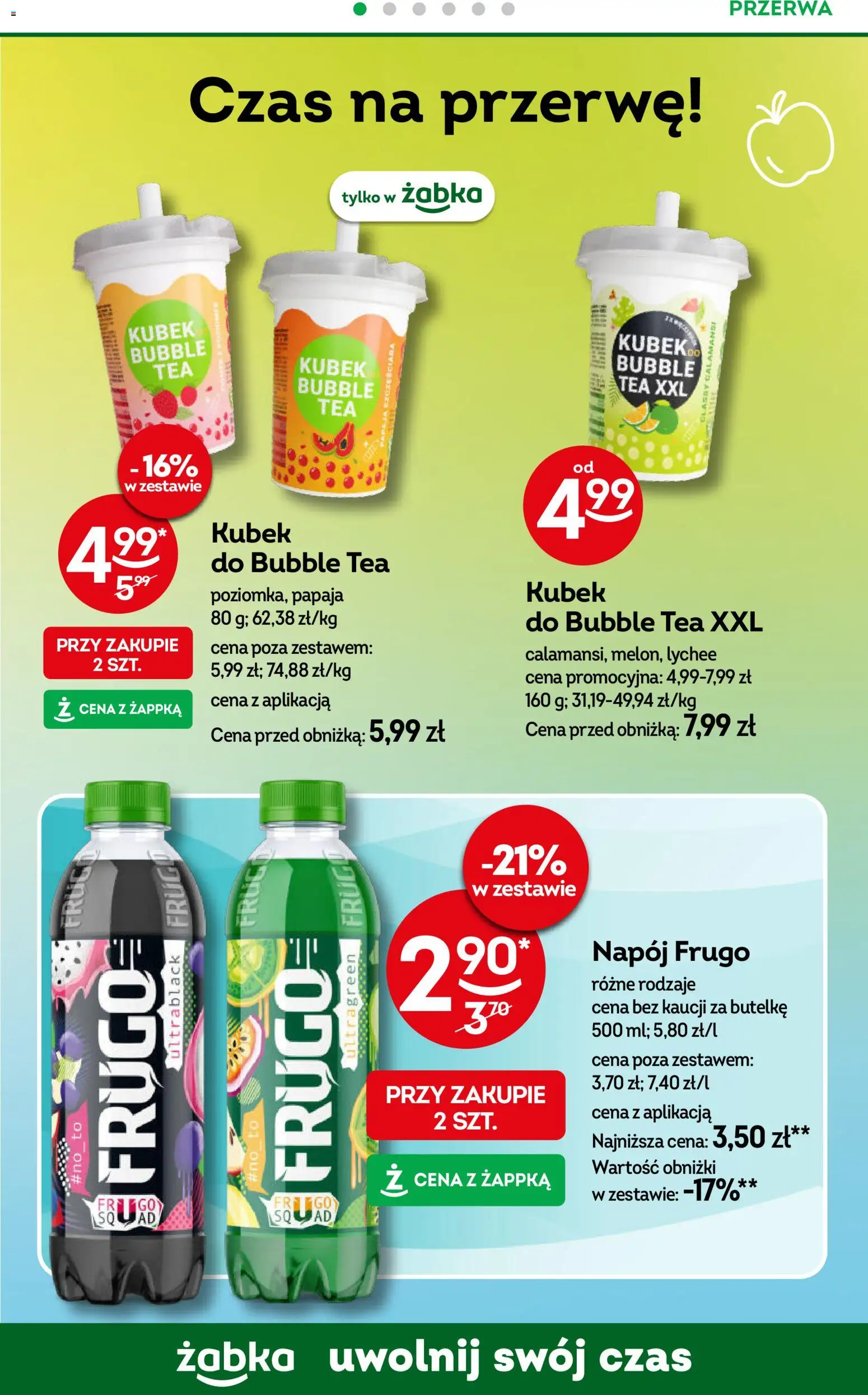 Żabka Gazetka od 22.10.2025 | Strona: 48 | Produkty: Papaja