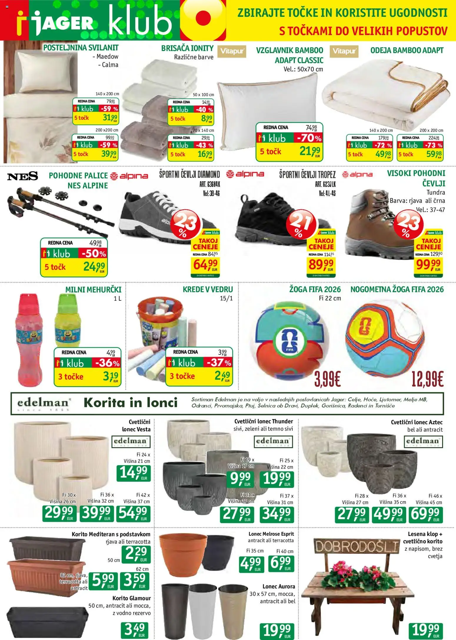 Novi Jager katalog ponudbe – veljaven od 29.04.2026 | Stran: 3 | Izdelki: Vzglavnik, Odeja, Posteljnina, Barva