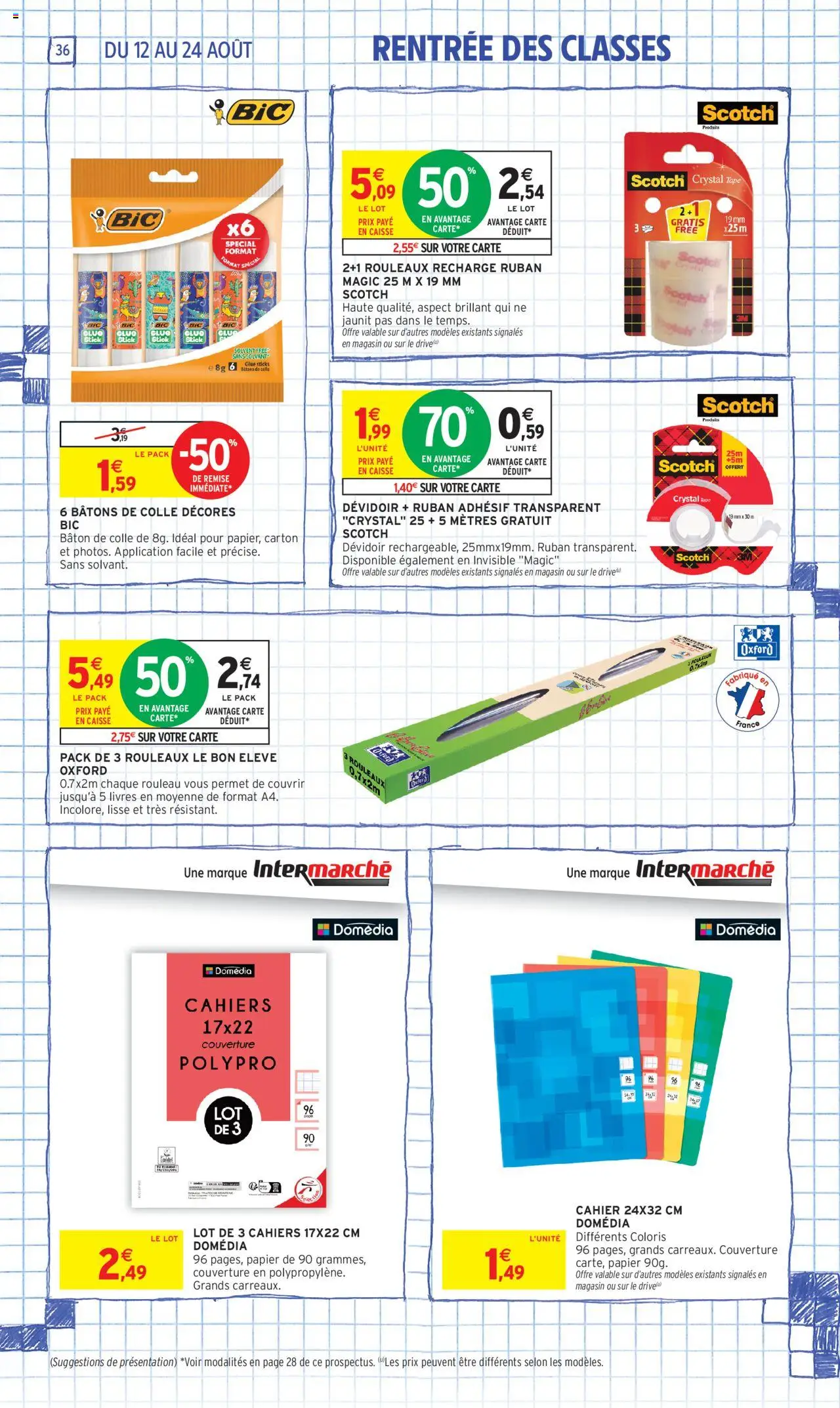  | Page: 36 | Produits: Rouleau, Solvant, Couverture, Notebook
