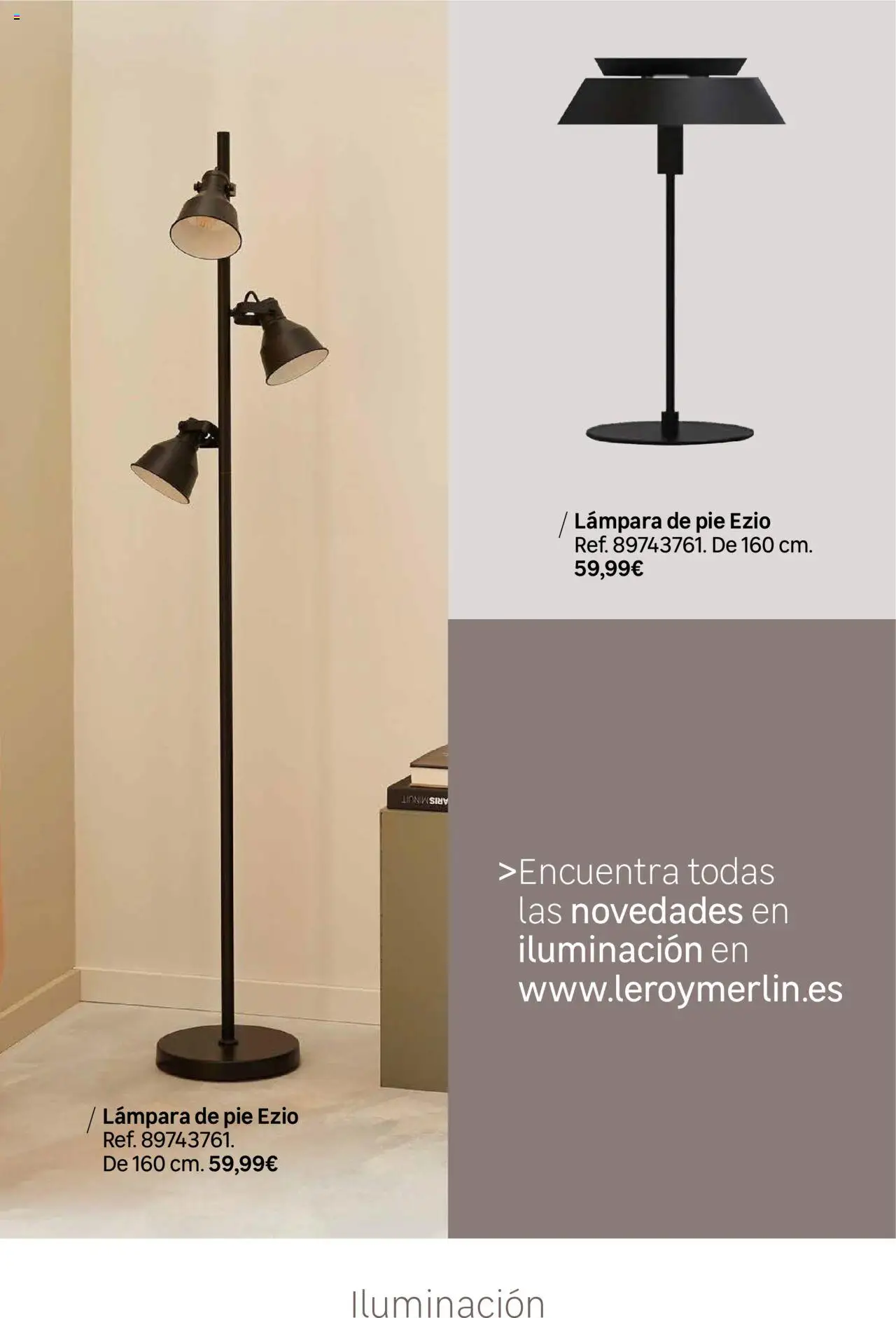 Leroy Merlin catálogo │ válido desde el 11.09.2025 | Página: 81 | Productos: Lámpara de pie, Galette de chaise, Lámpara