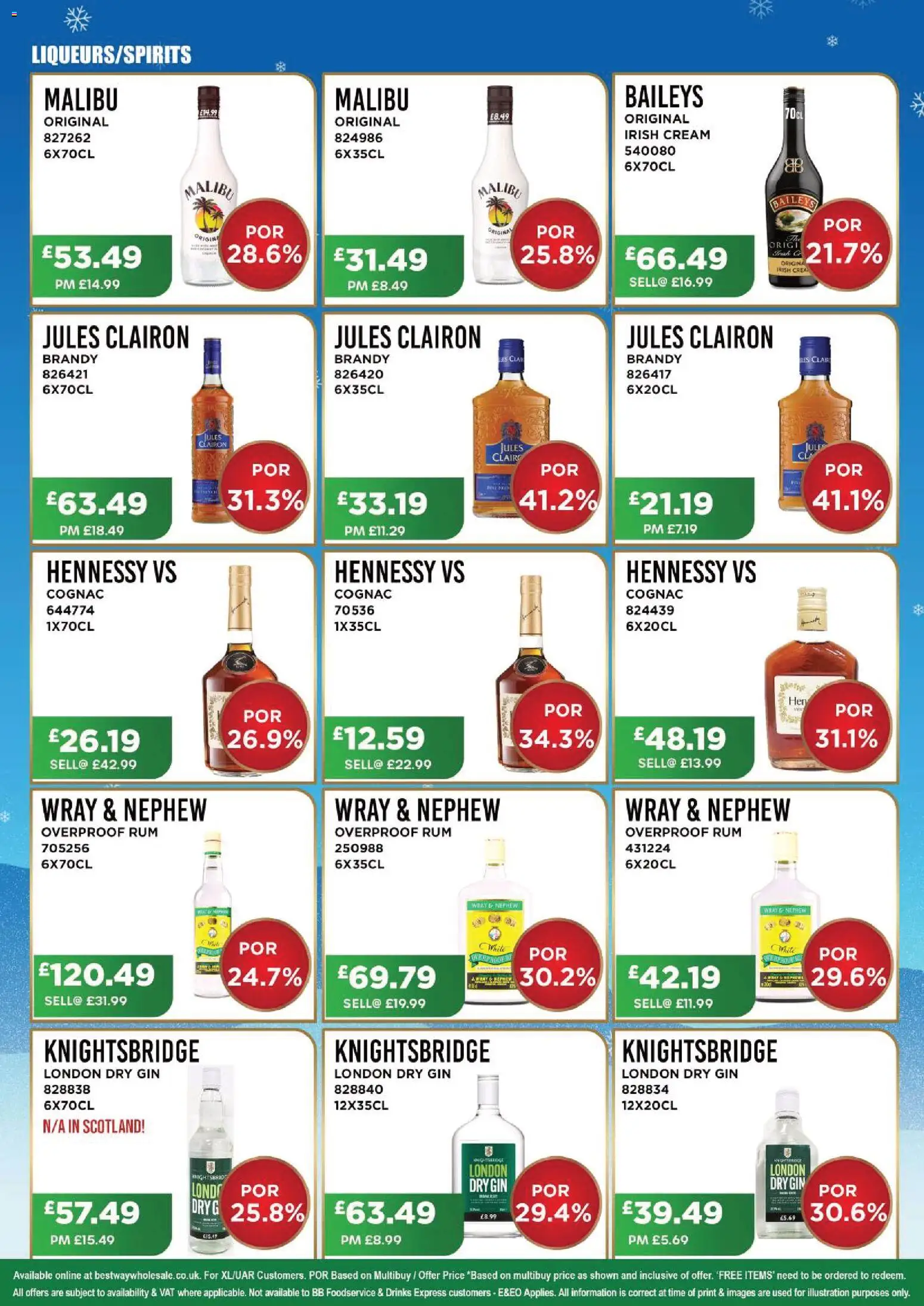 {H1} | Page: 13 | Products: Malibu, Gin, Cream