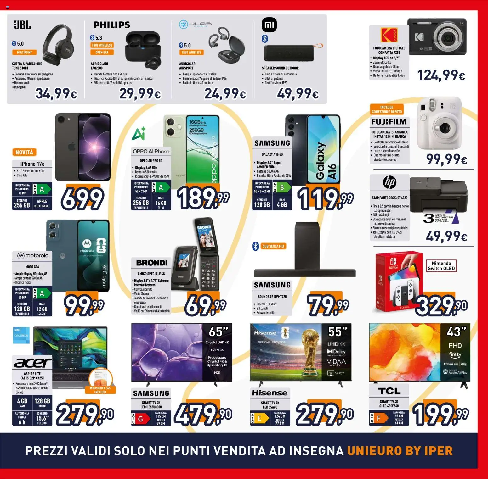 Volantino Iper del 16.04.2026 | Pagina: 35 | Prodotti: Tablet, Stampante, Stampa, Specchio
