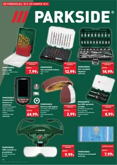 PARKSIDE® Set svrdla, za betno, čelik ili drvo pakiranje - Pregled kataloga iz trgovine Kaufland, vrijedi od 05.11.2025 | Stranica: 24 | Proizvodi: Usisavač, Baterije, Naočale, Parkside