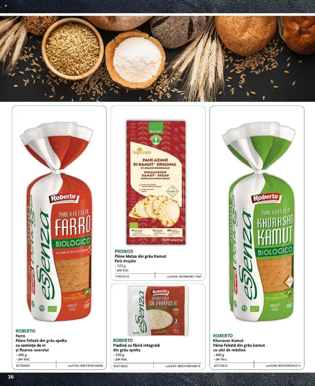 Noul catalog Selgros – valabil de la 09.02.2024 | Pagină: 36 | Produse: Măsline, Semințe, Ulei, Pâine