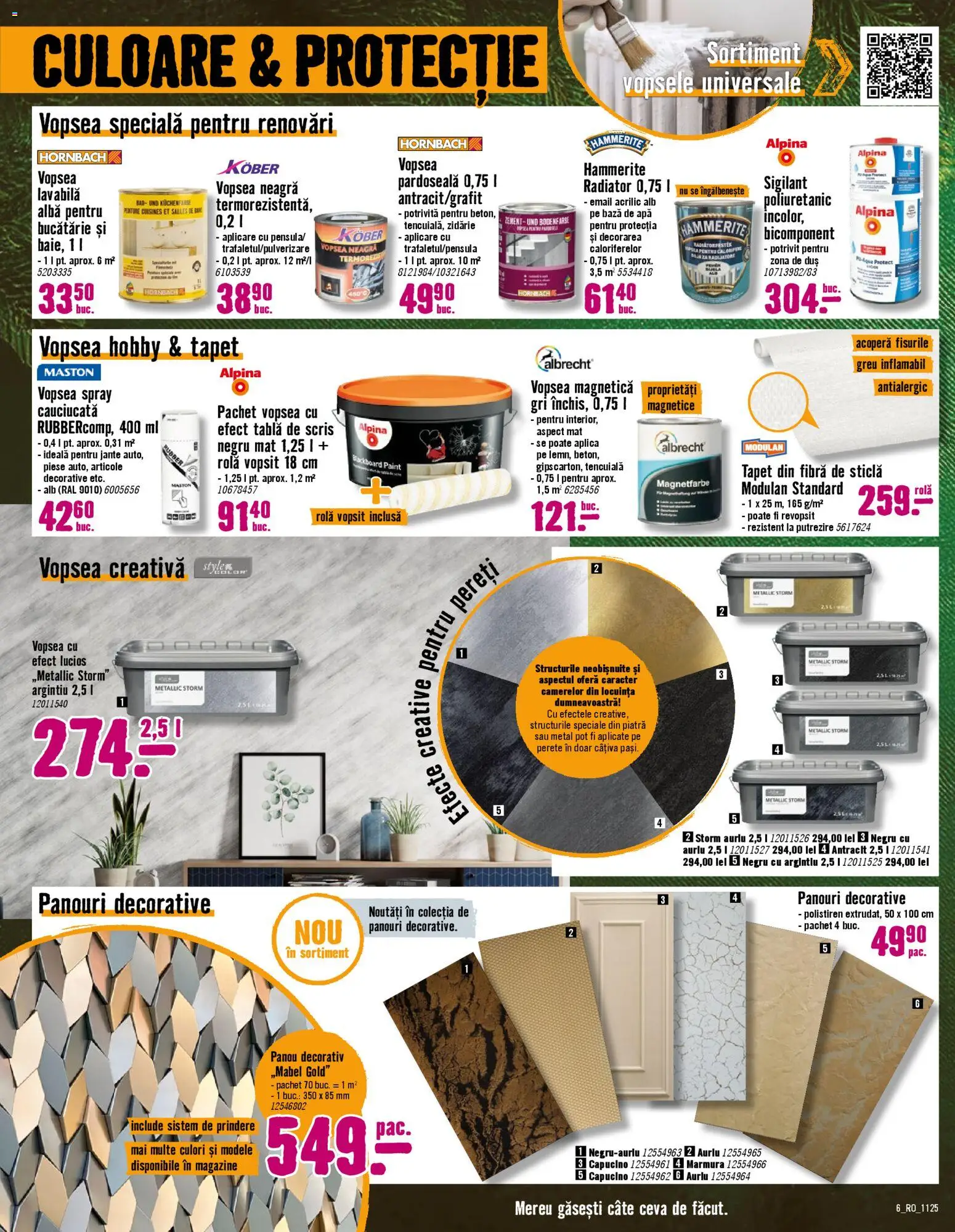 Noul catalog Hornbach – valabil de la 03.11.2025 | Pagină: 6 | Produse: Tapet, Pardoseală, Türk kahvesi öğütme değirmeni, Polistiren