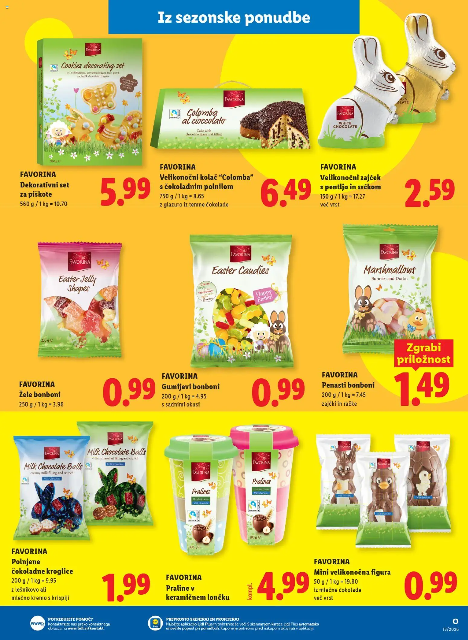 Novi Lidl katalog ponudbe – veljaven od 26.03.2026 | Stran: 21 | Izdelki: Kolač, Bonboni