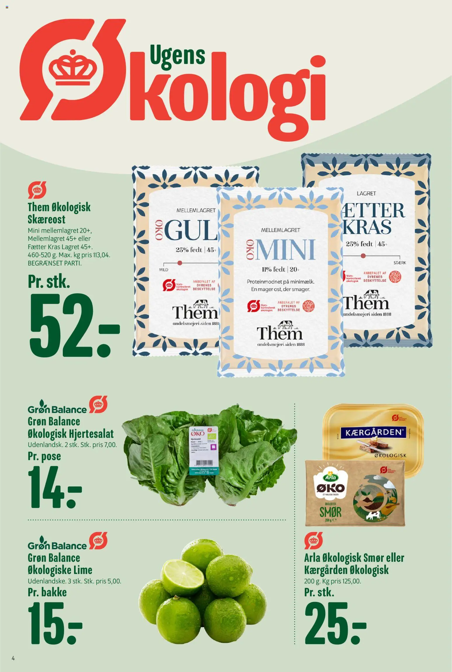 Min Købmand tilbudsavis – gyldig fra 27.12.2025 | Side: 4 | Produkter: Smør, Lime