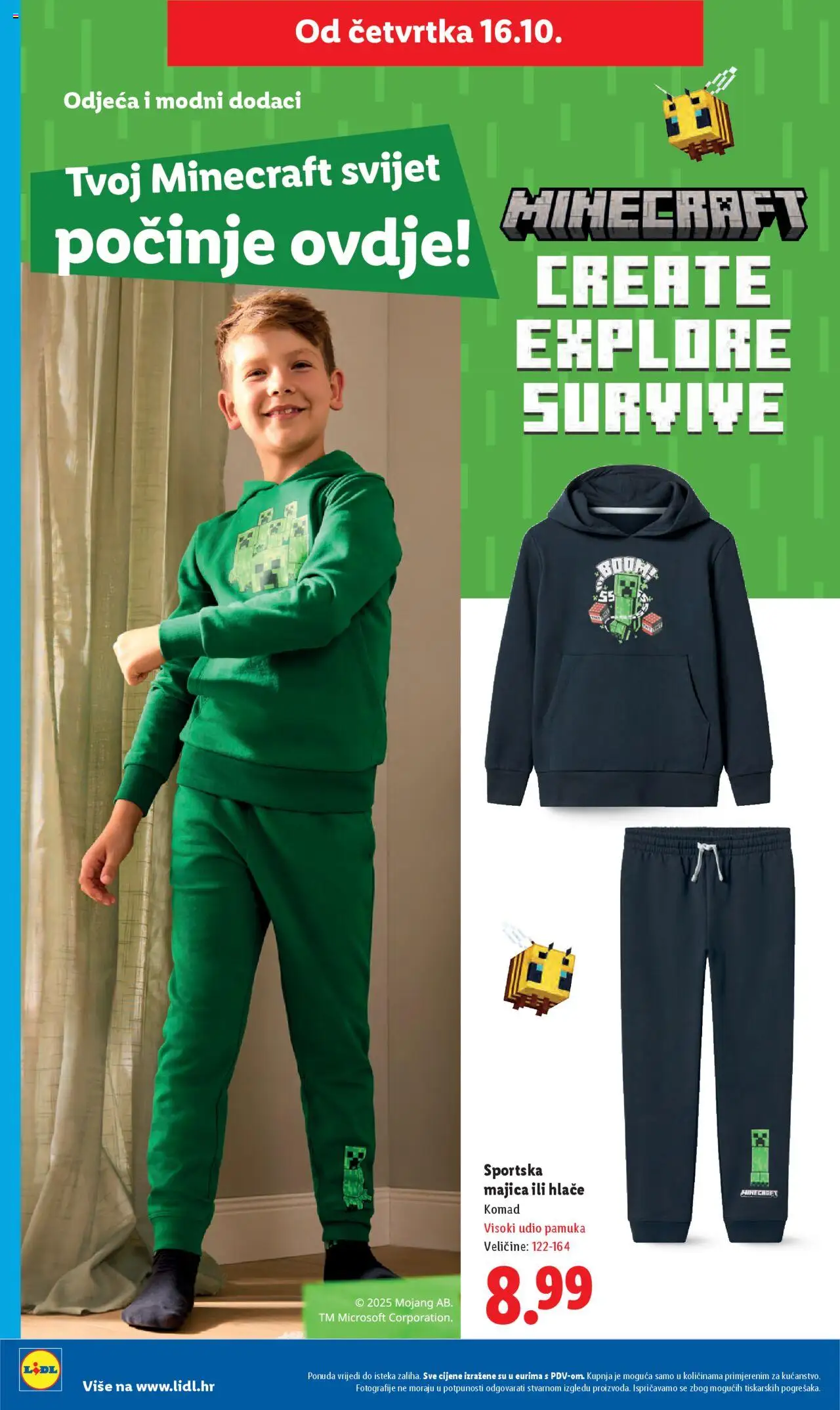 Lidl katalog | vrijedi od 13.10.2025 | Stranica: 50 | Proizvodi: Odjeća, Majica, Hlače